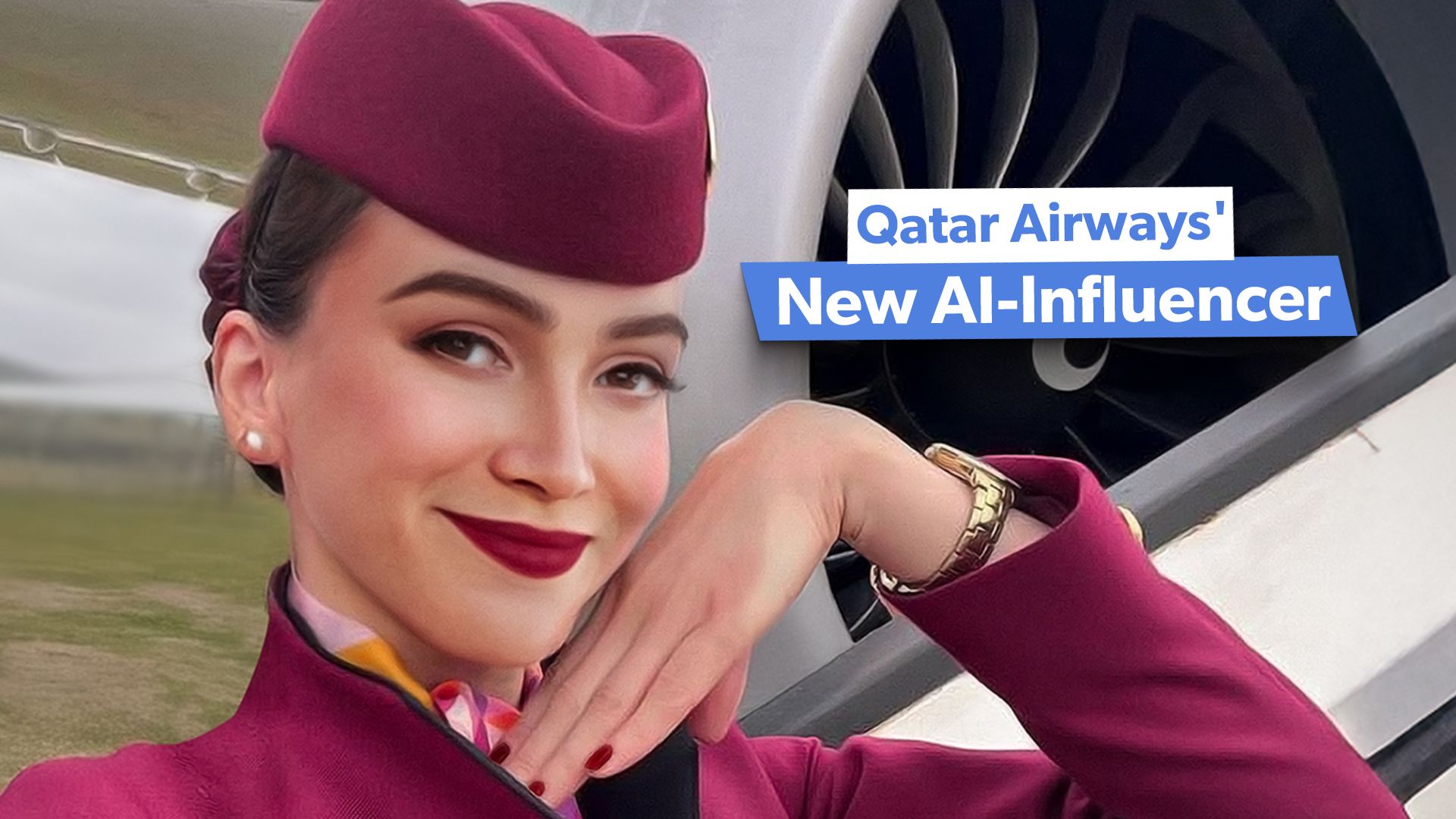 What? Qatar Airways Made This AI-Flight Attendant Its New ‘Influencer’ On Social Media