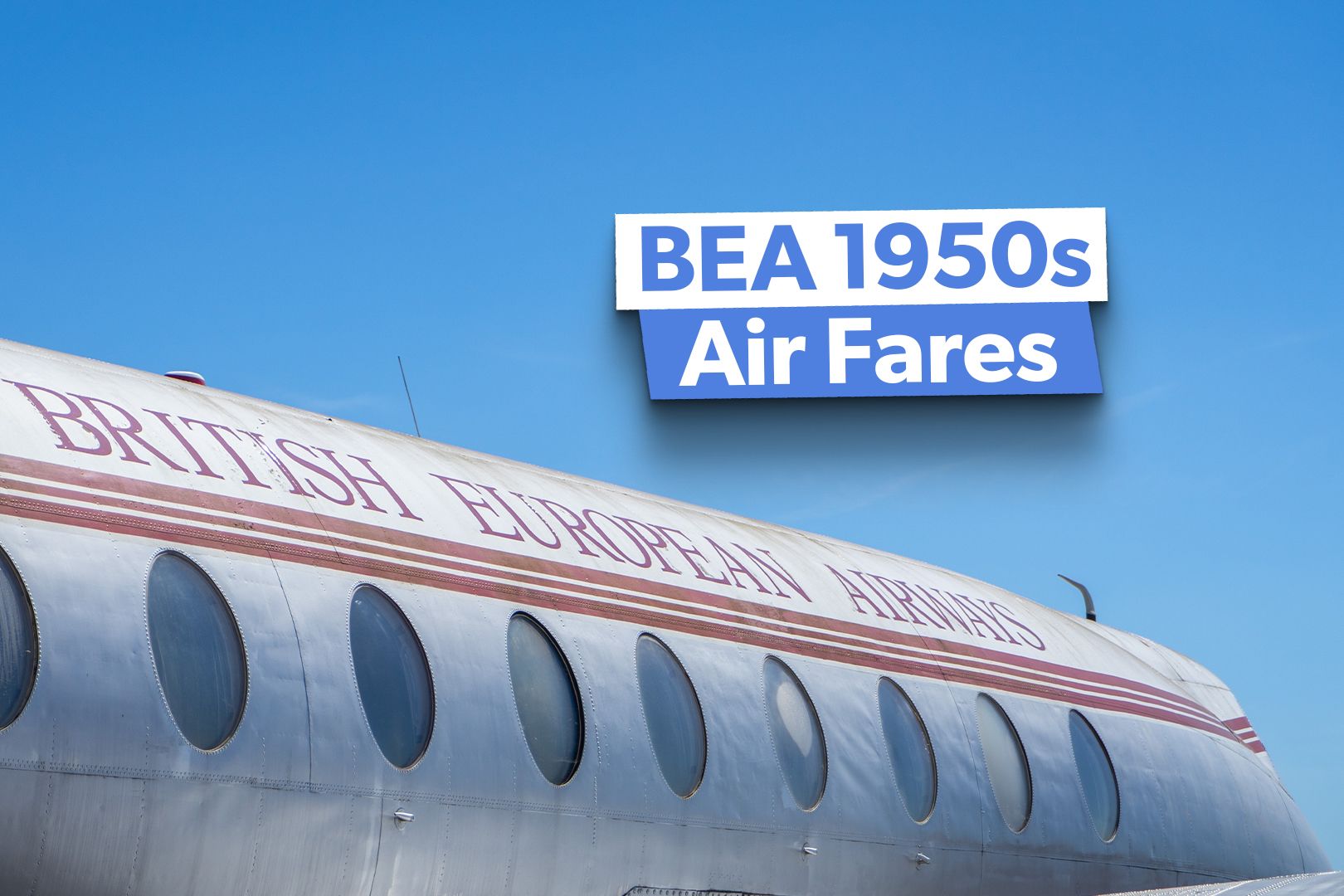 What Were British European Airways Fares Like In 1950?