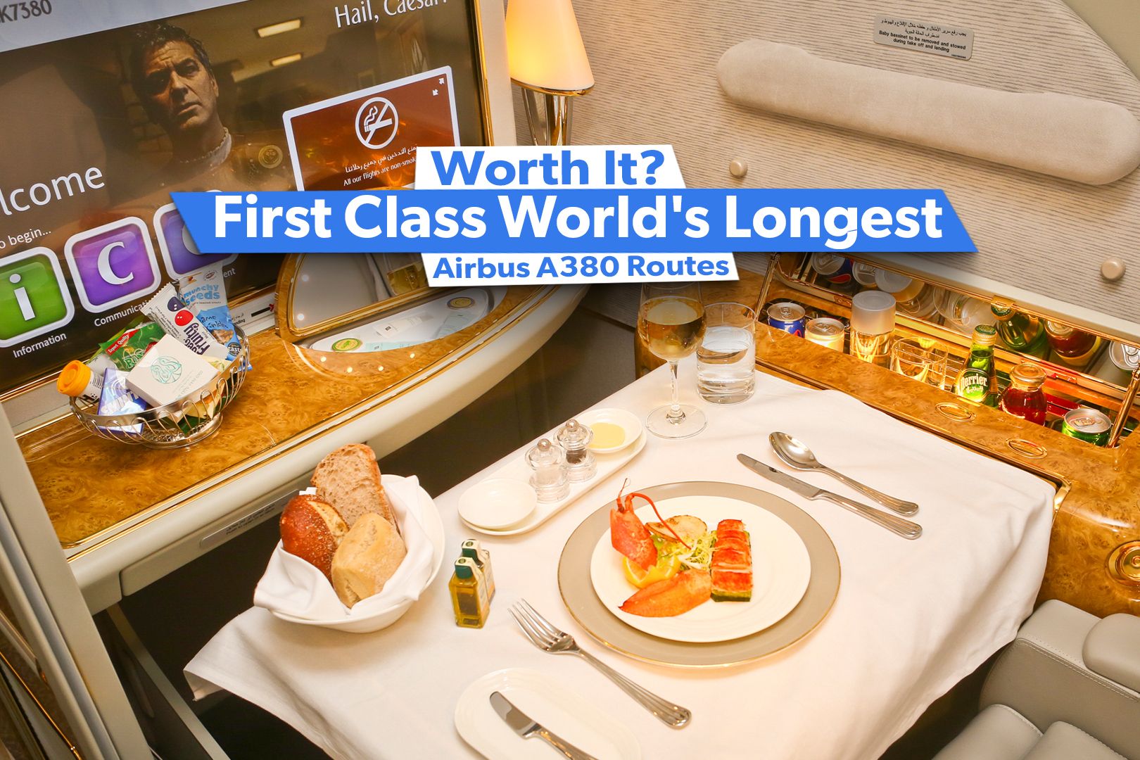 What It Costs To Fly First Class On The World's 7 Longest Airbus A380 Routes