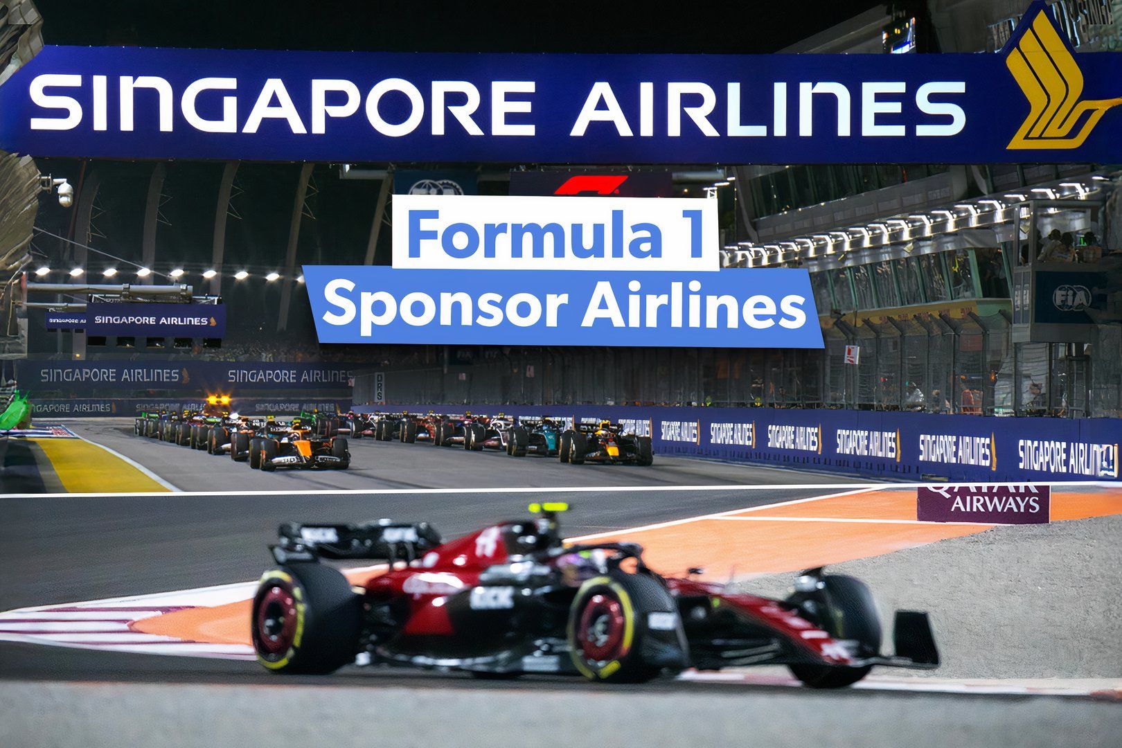 The Airlines That Sponsor Formula 1 Racing