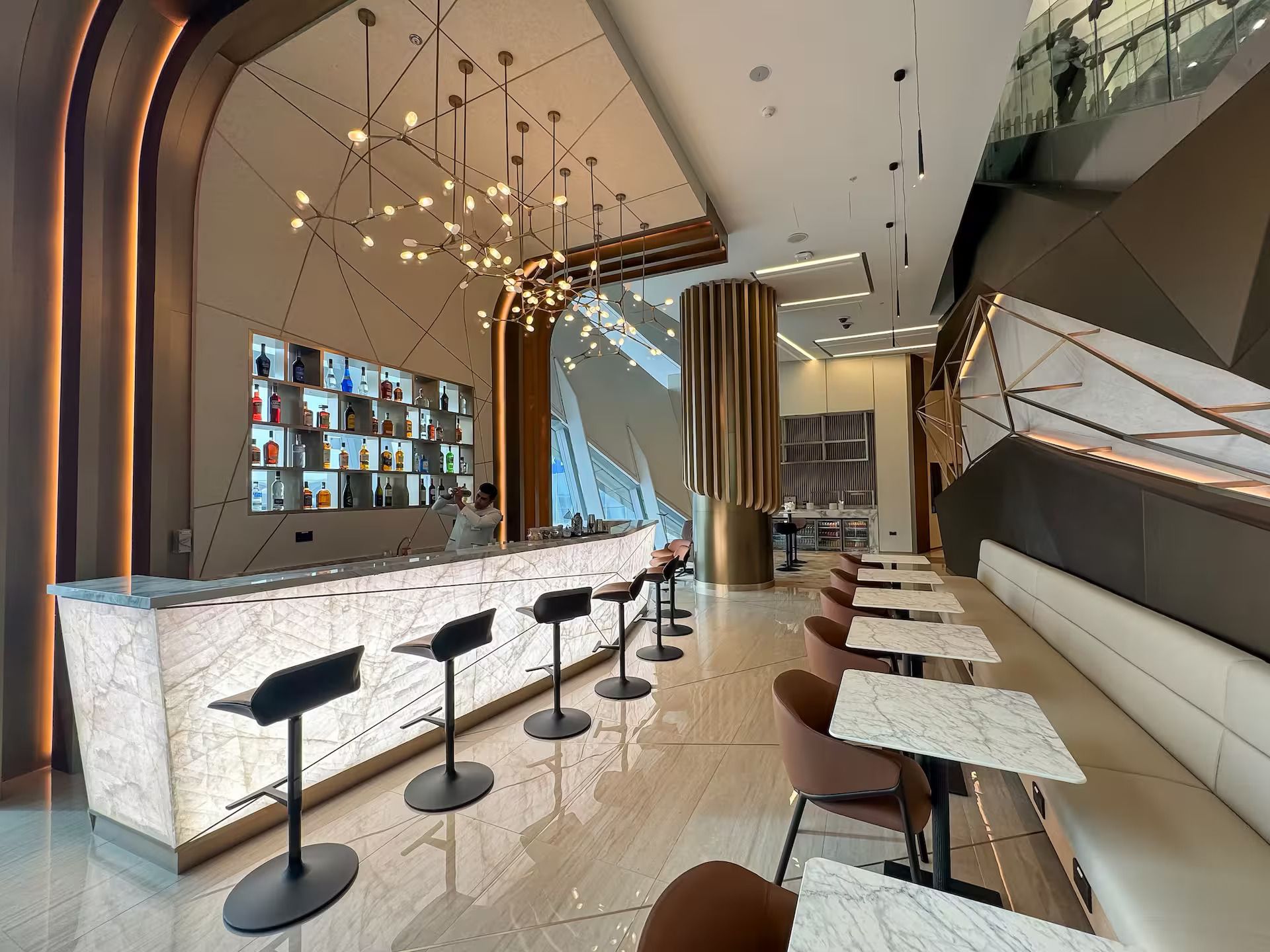 Etihad US Preclearance lounge at AUH airport