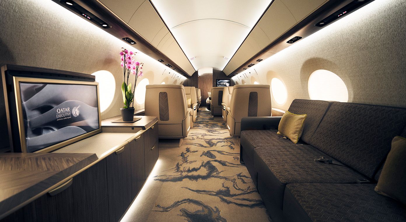 Qatar Executive G700 Interior