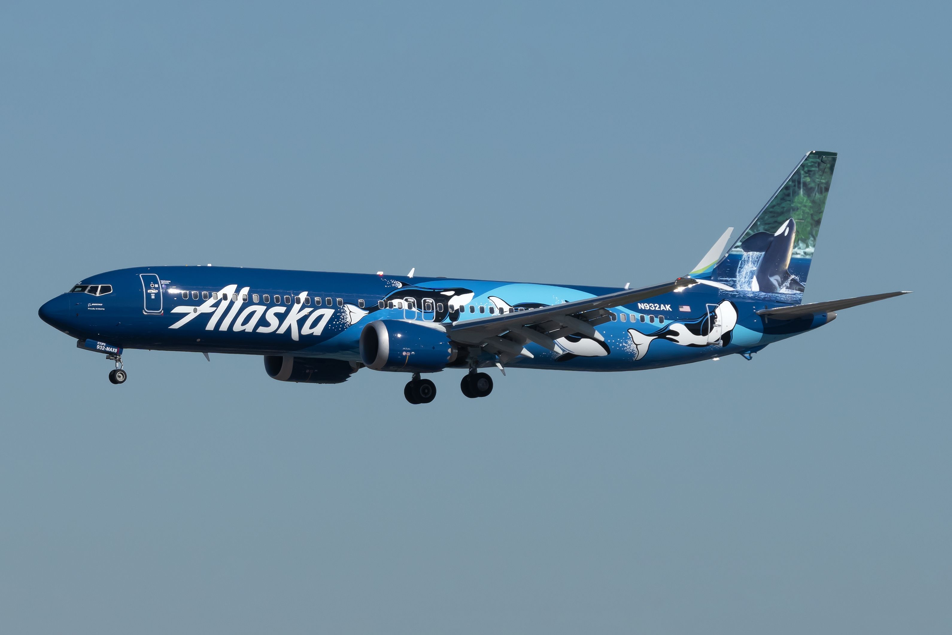 Alaska Airlines (Orca Livery) Boeing 737 MAX 9