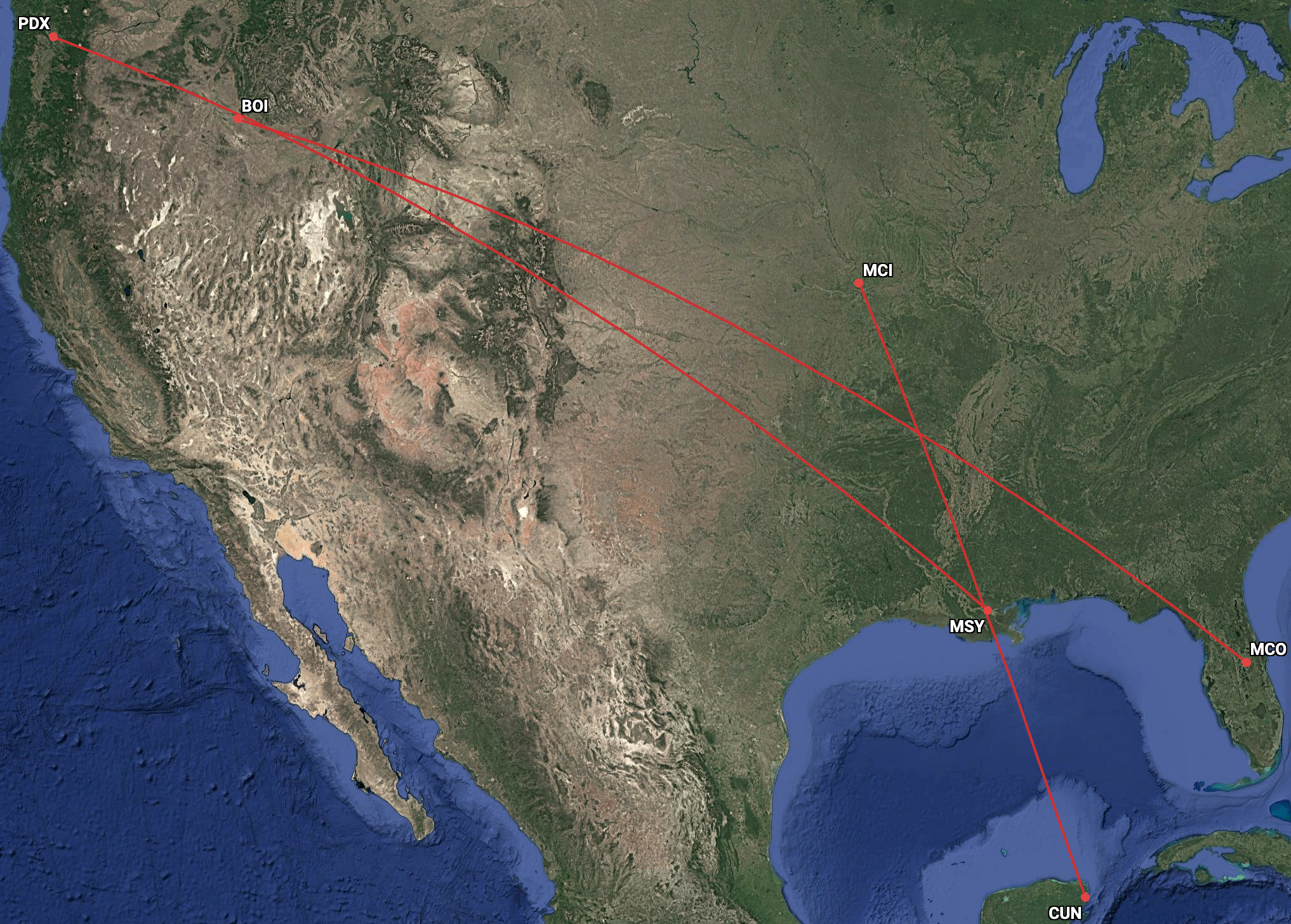 New Alaska Airlines flights from various destinations