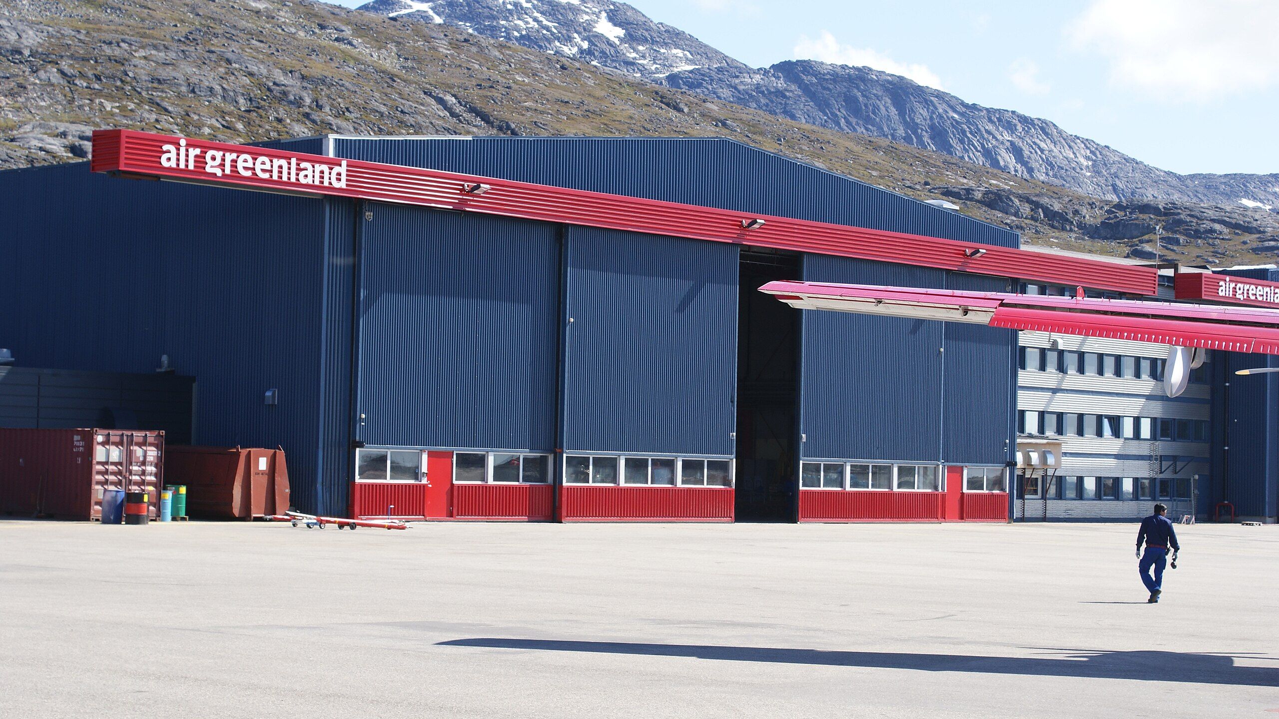 Nuuk Airport Air Greenland Hangar