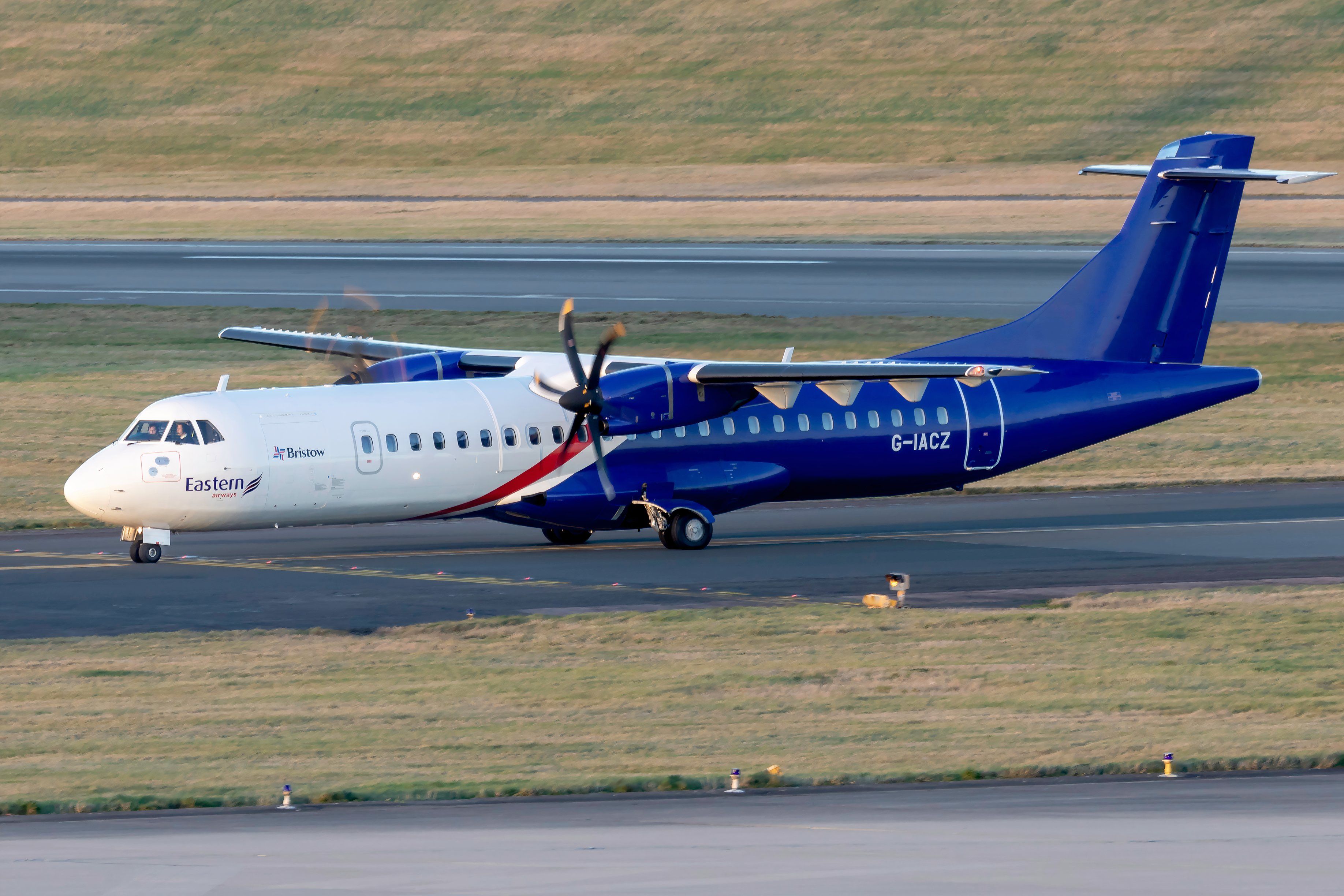 Eastern Airways G-IACZ passenger aircraft, an ATR 72 – 212A