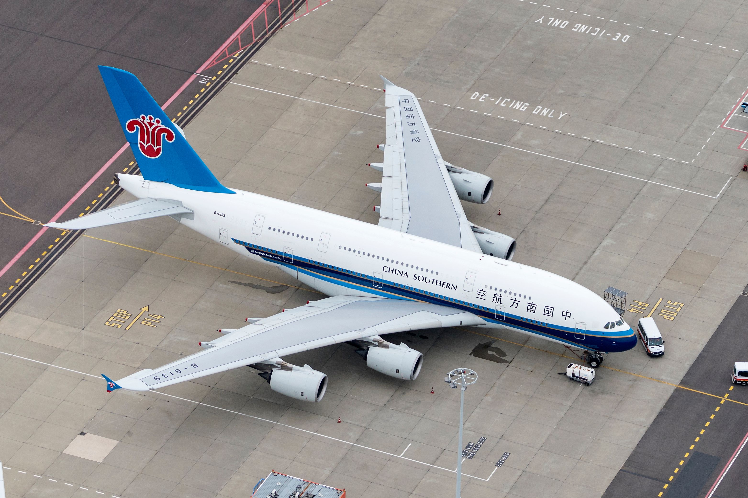 China Southern Airbus A380 Parked In Amsterdam