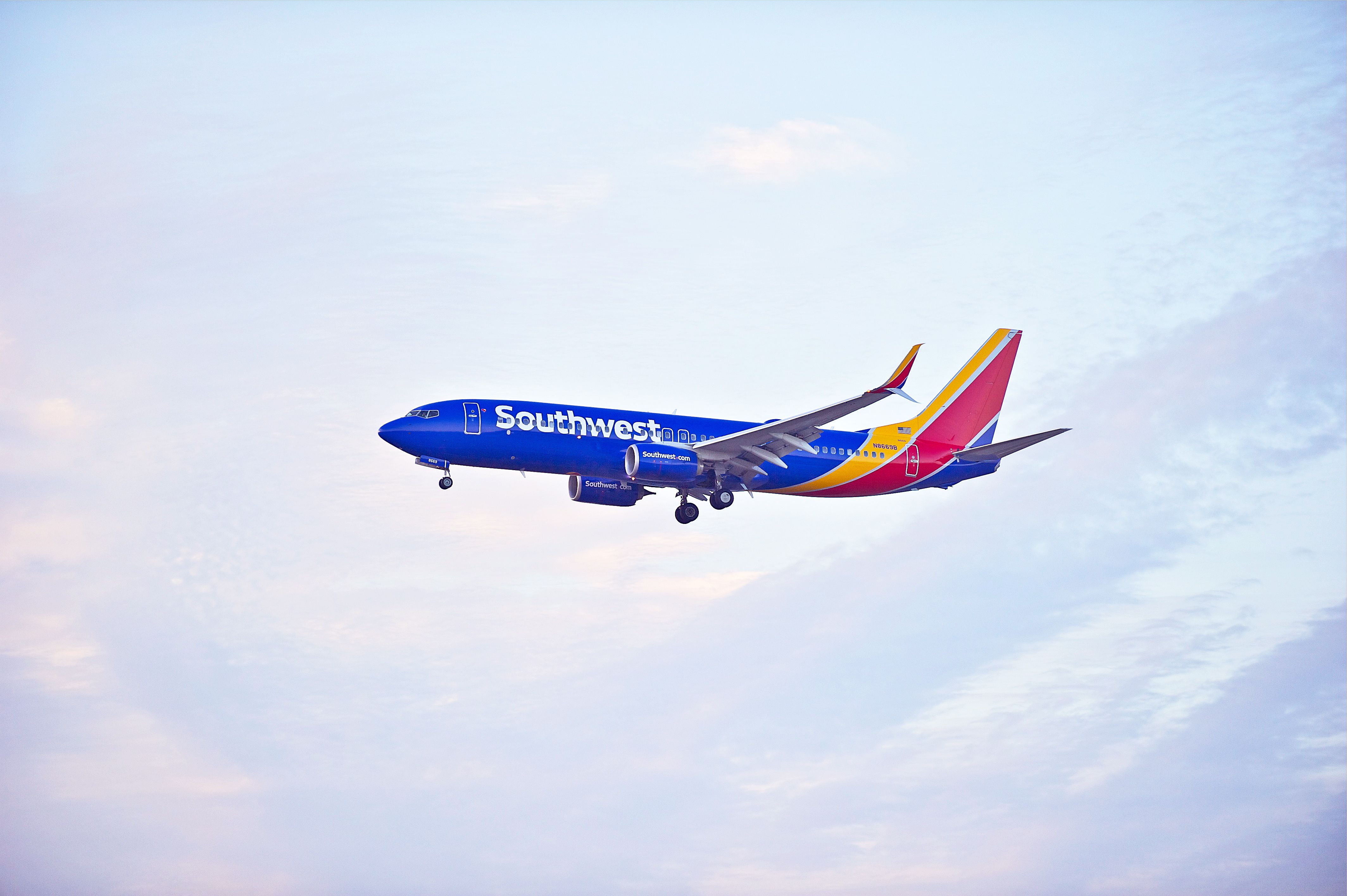 A Southwest Airlines Boing 737-800