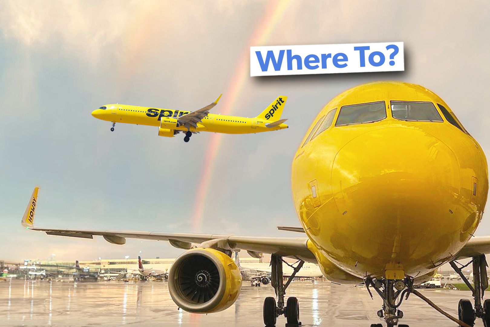 Spirit Airlines本月超過2,000英里以上的14條路線