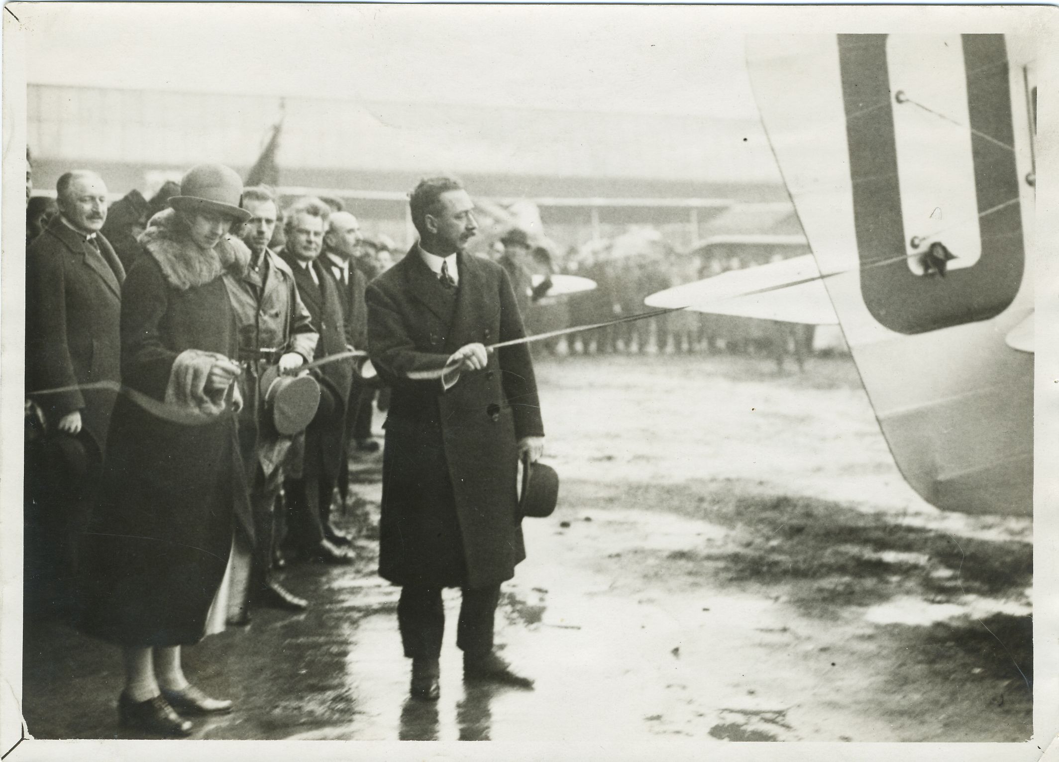 First flight from Brussels to Africa