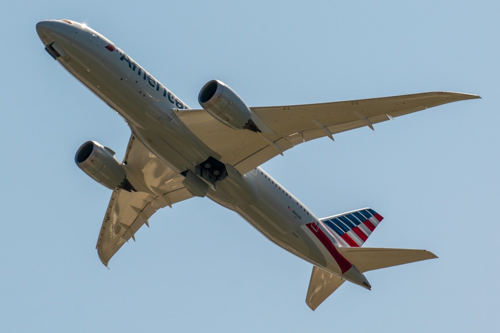 American Airlines 787-8 Dreamliner Inflight