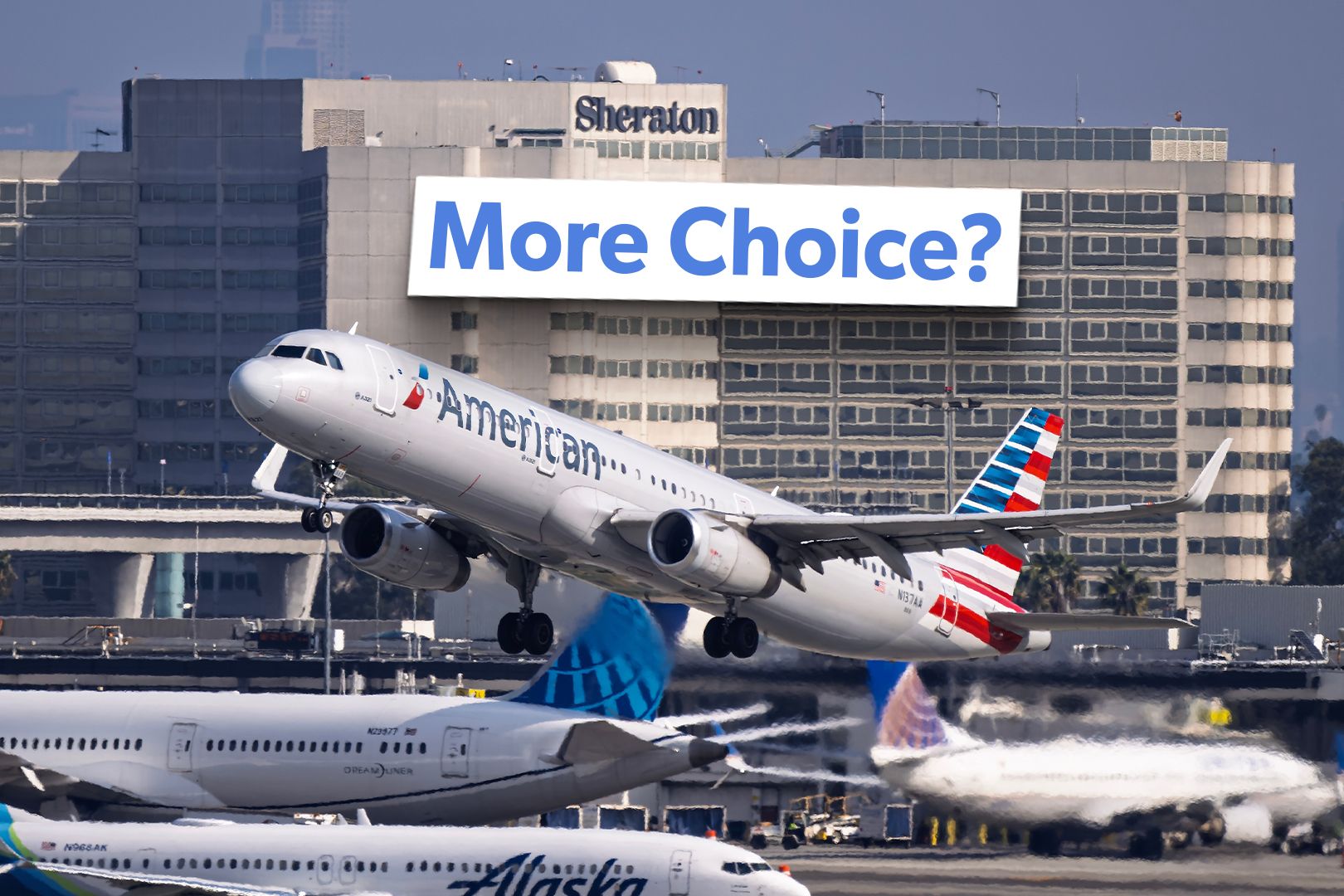 US Airlines New York Los Angeles allocated flights