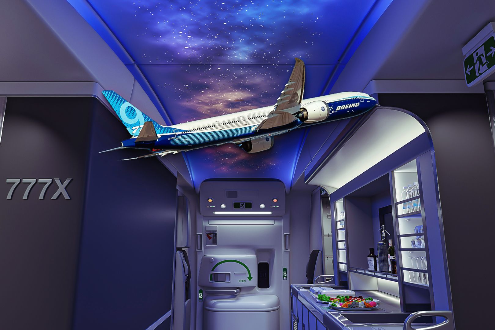 What Do The Colored Lights In Airliner Cabins Signify?