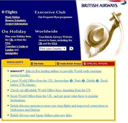 british airways 1999