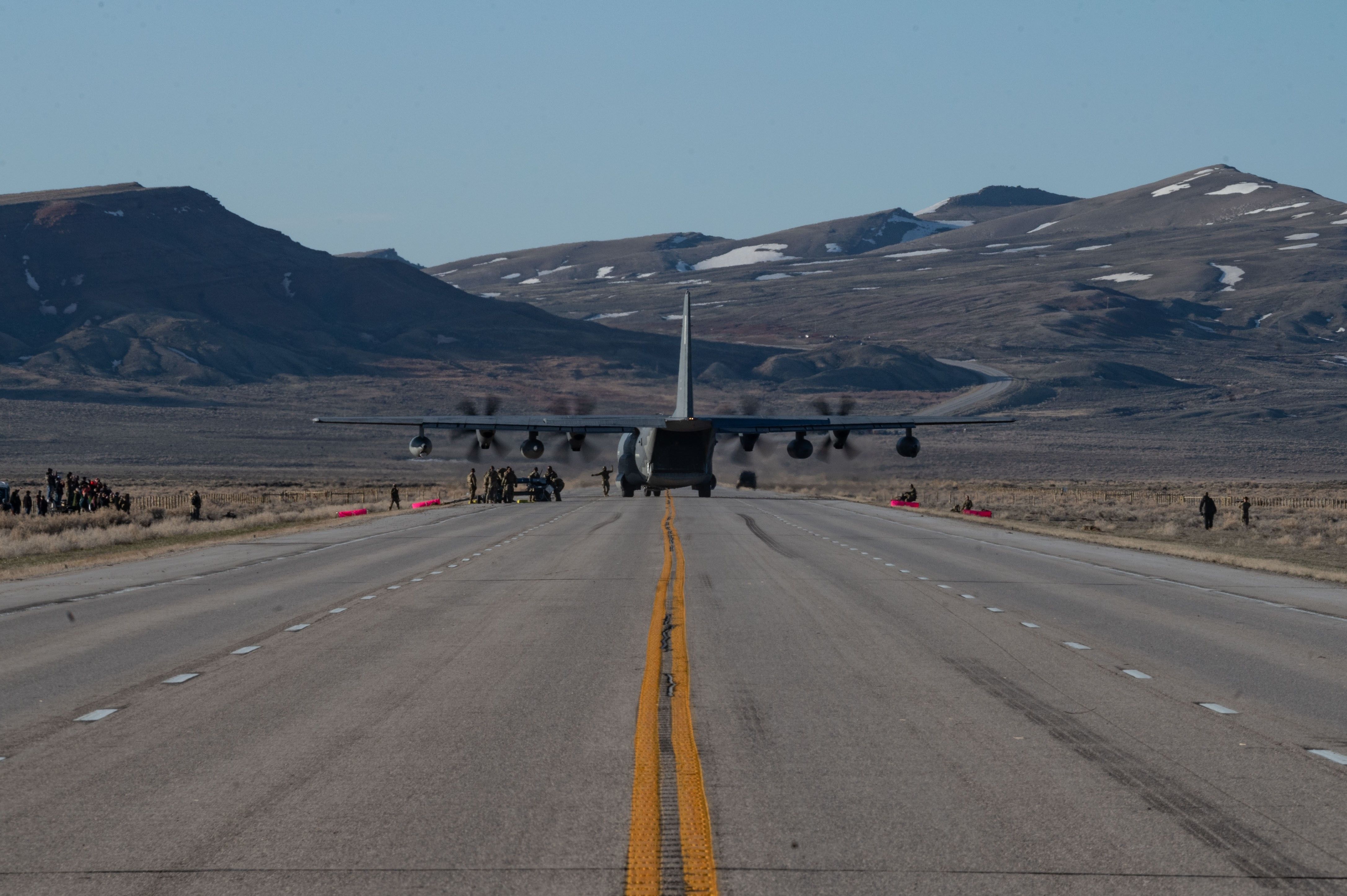 C-130 road landing