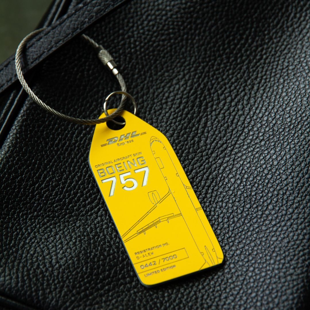 AviationTag Releases New DHL Boeing 757-200F D-ALEW Tags
