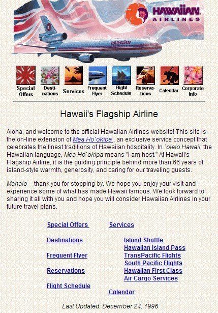 hawaiian airlines 1997