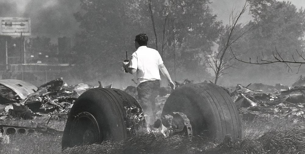 Image 1 (1) Crash wreckage of American Airlines Flight 191, May 1979.