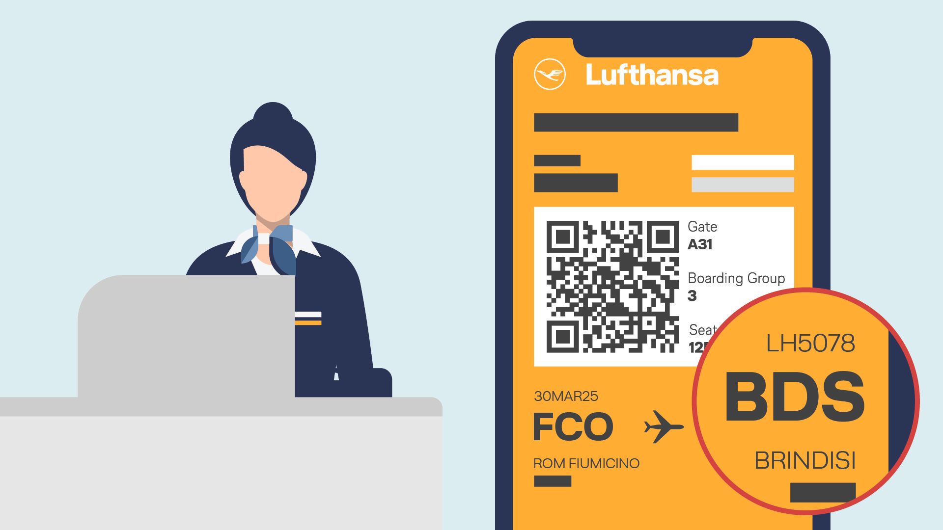 Lufthansa Group and ITA Airways codesharing graphic