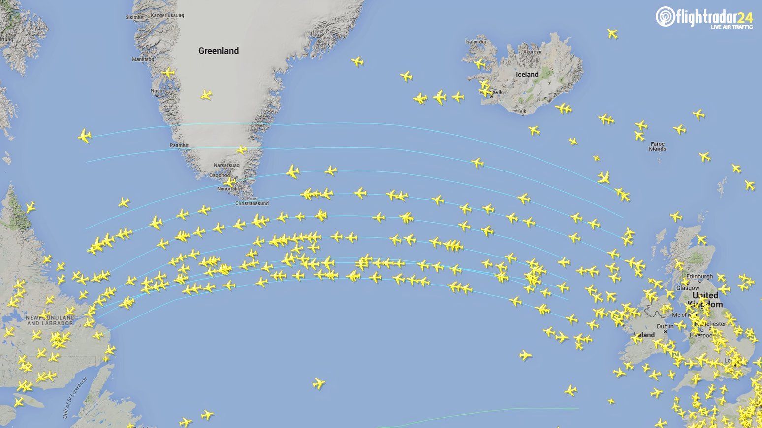 North-Atlantic-Flights