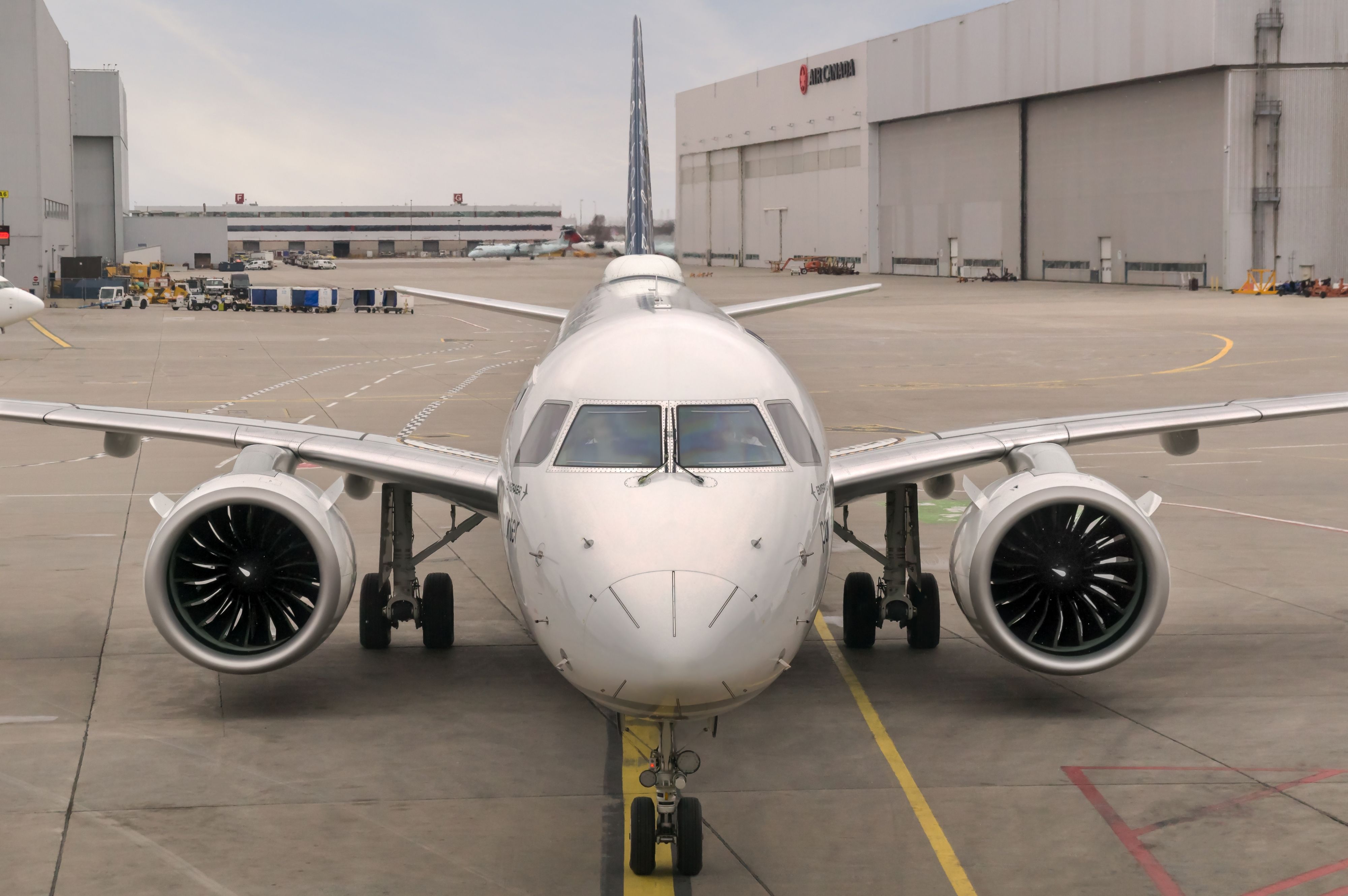 Porter Airlines Embraer E195-E2 at YYZ shutterstock_2441071989