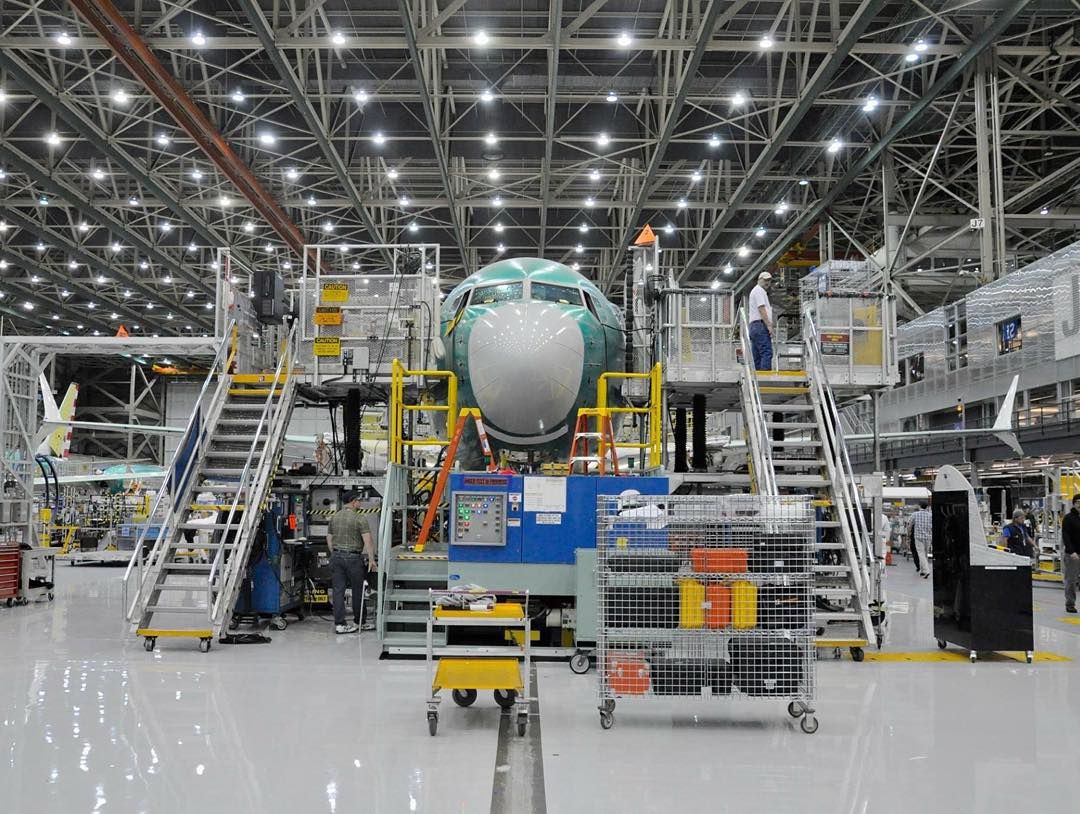 Boeing's aircraft facility