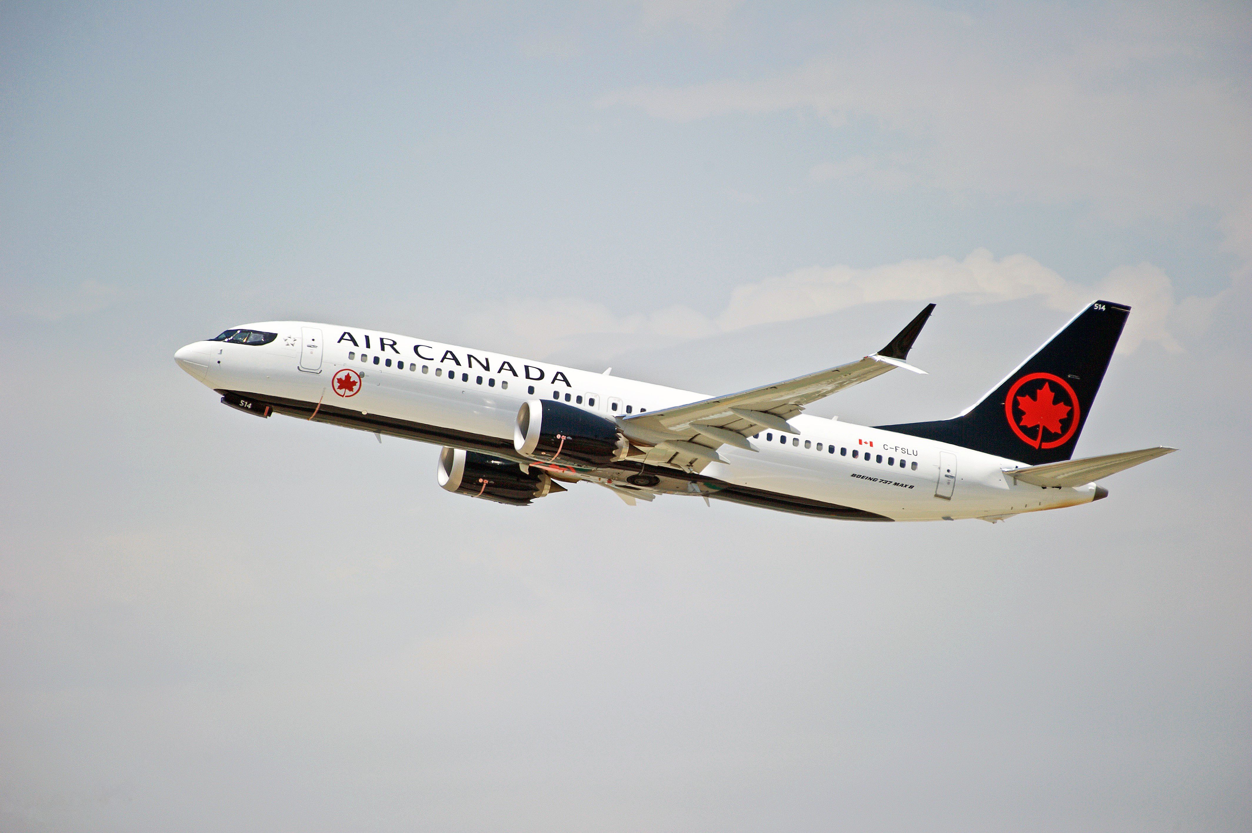 Air Canada Boeing 737 Max Dearding Lax Shutterstock_1129438067