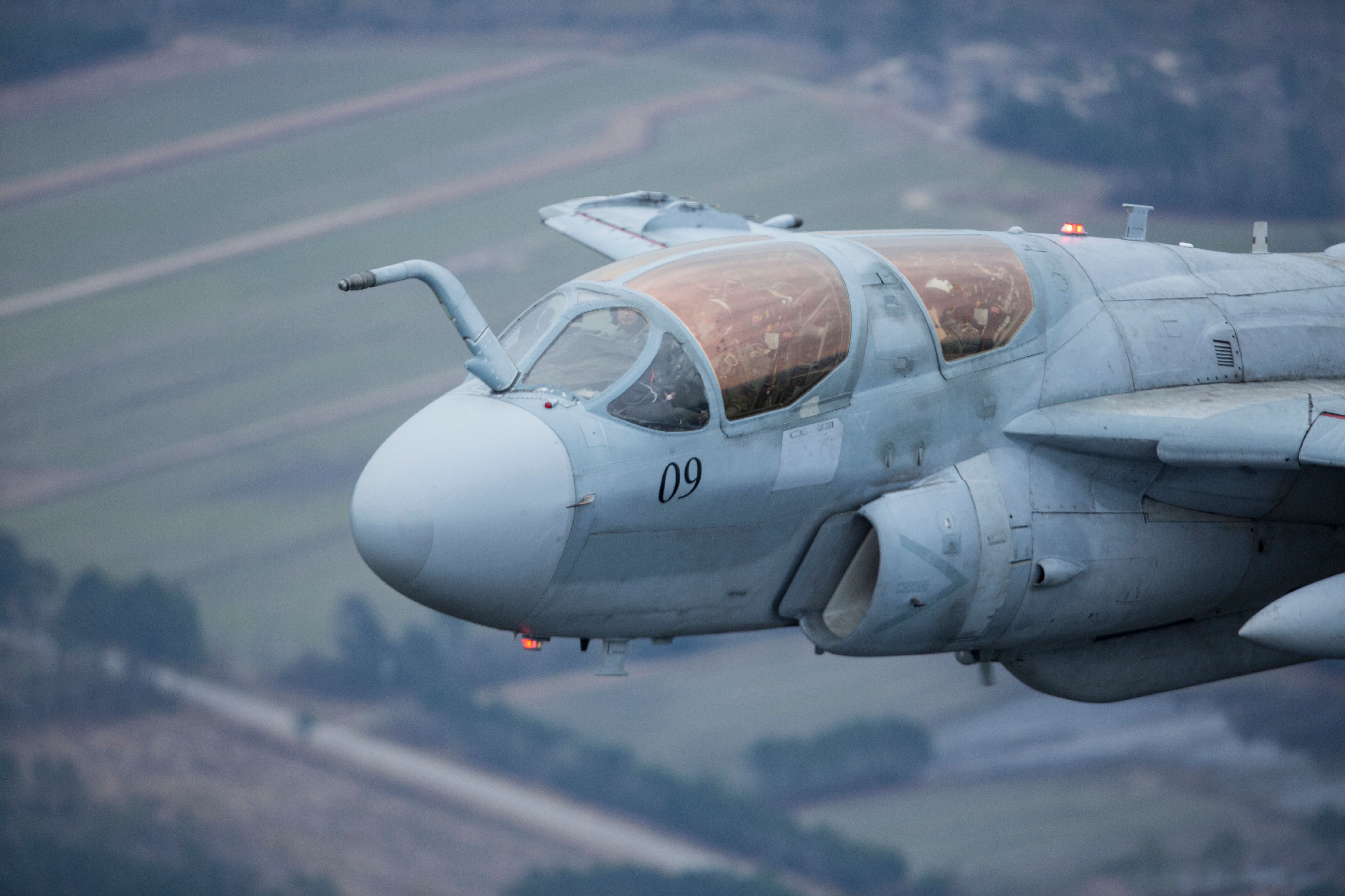 U.S. Marine Corps EA-6B Prowler Electronic Attack Aircraft