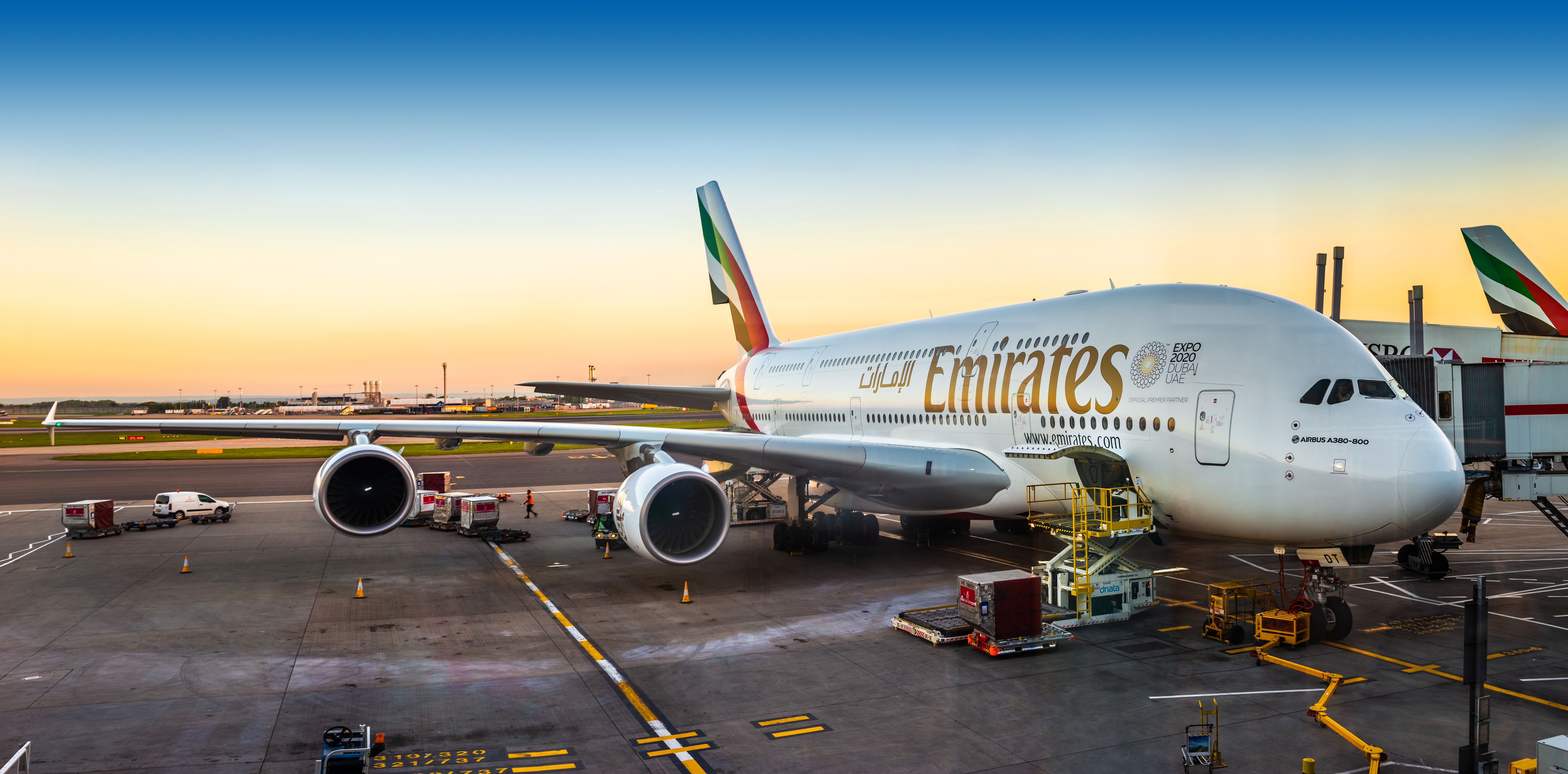 A380 at Heathrow Airport