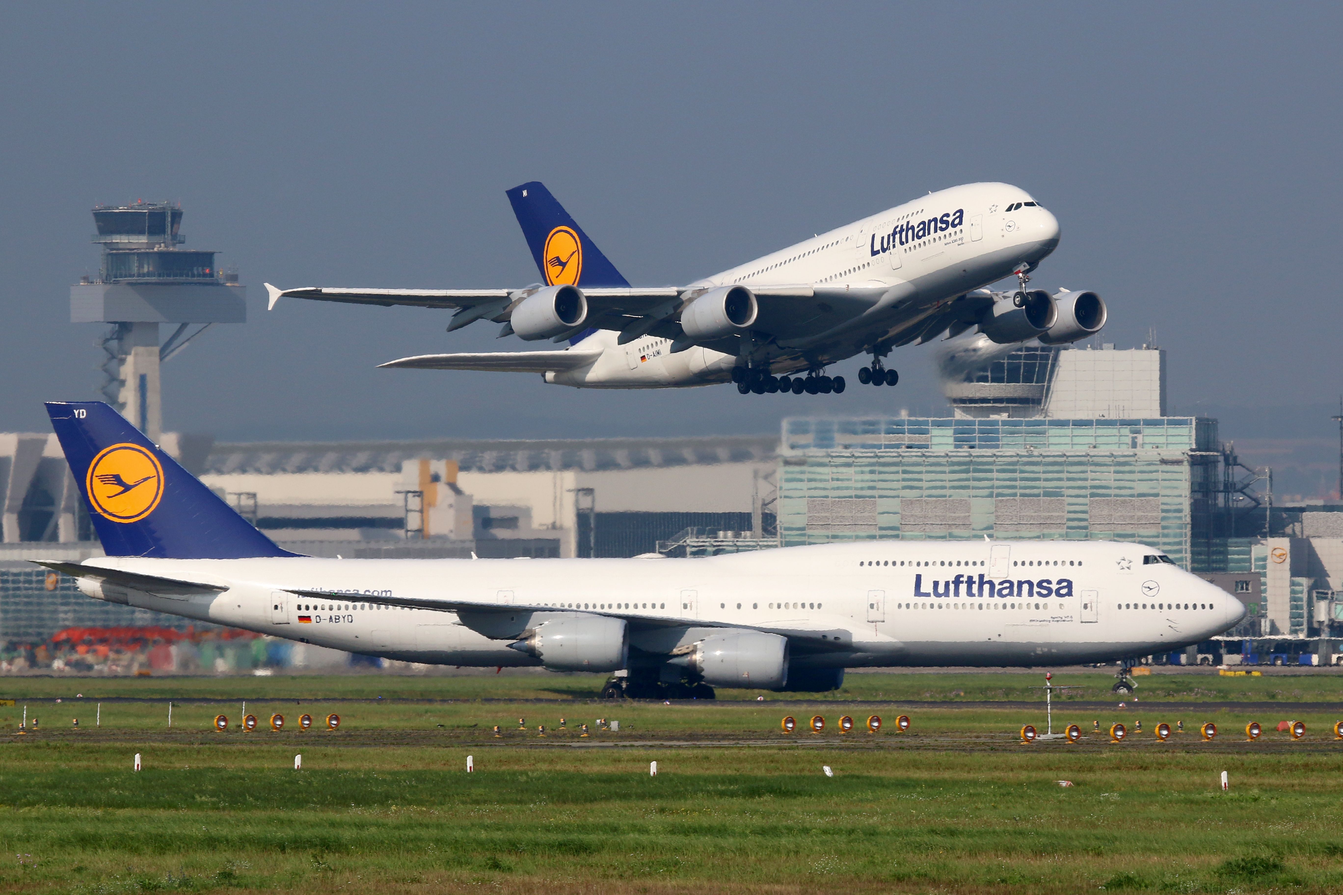 漢莎747和A380