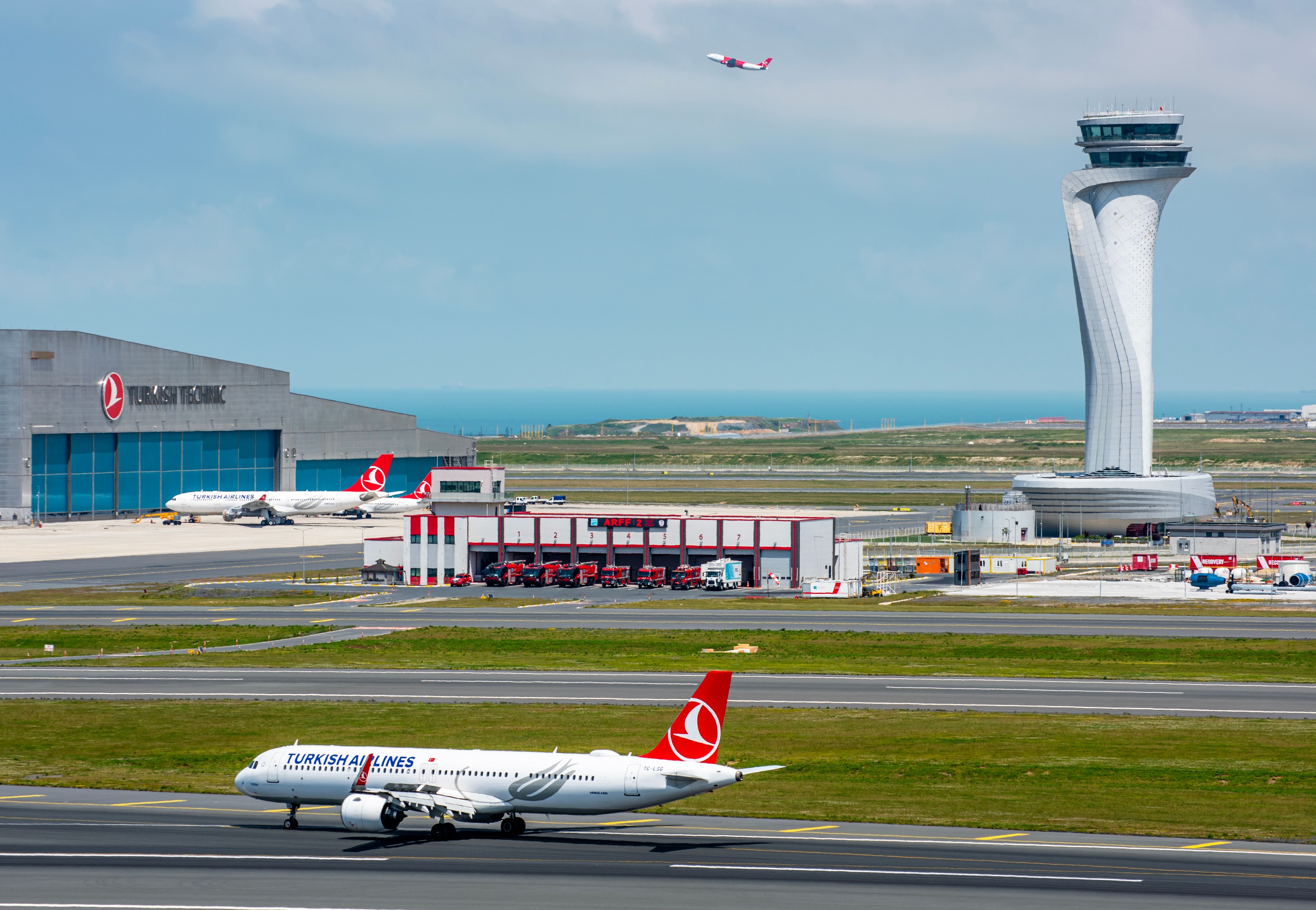 Istanbul Airport Aerial View