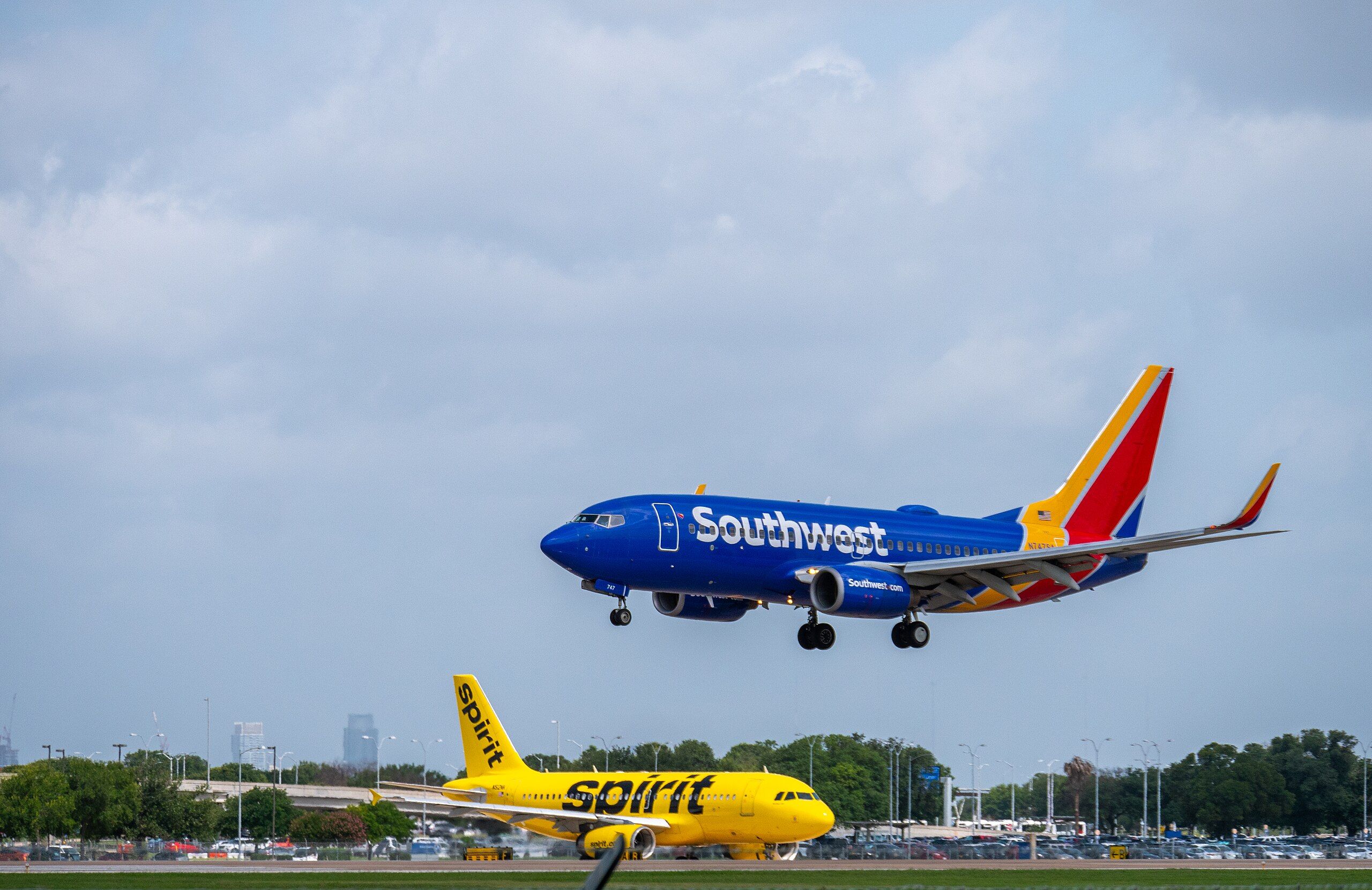 Southwest plane arrives in Austin