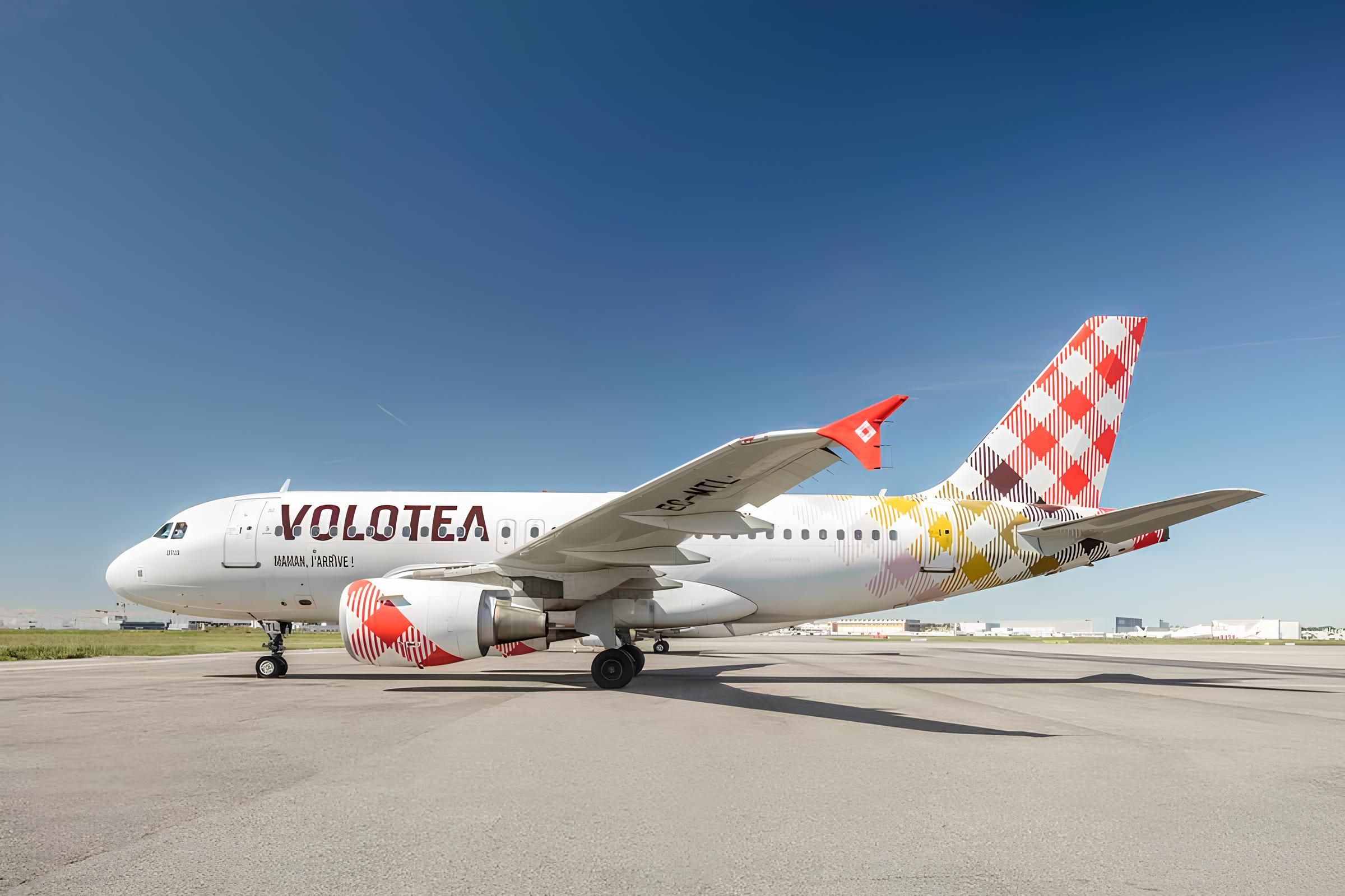 Volotea Airbus A320 Aircraft On the Ground 