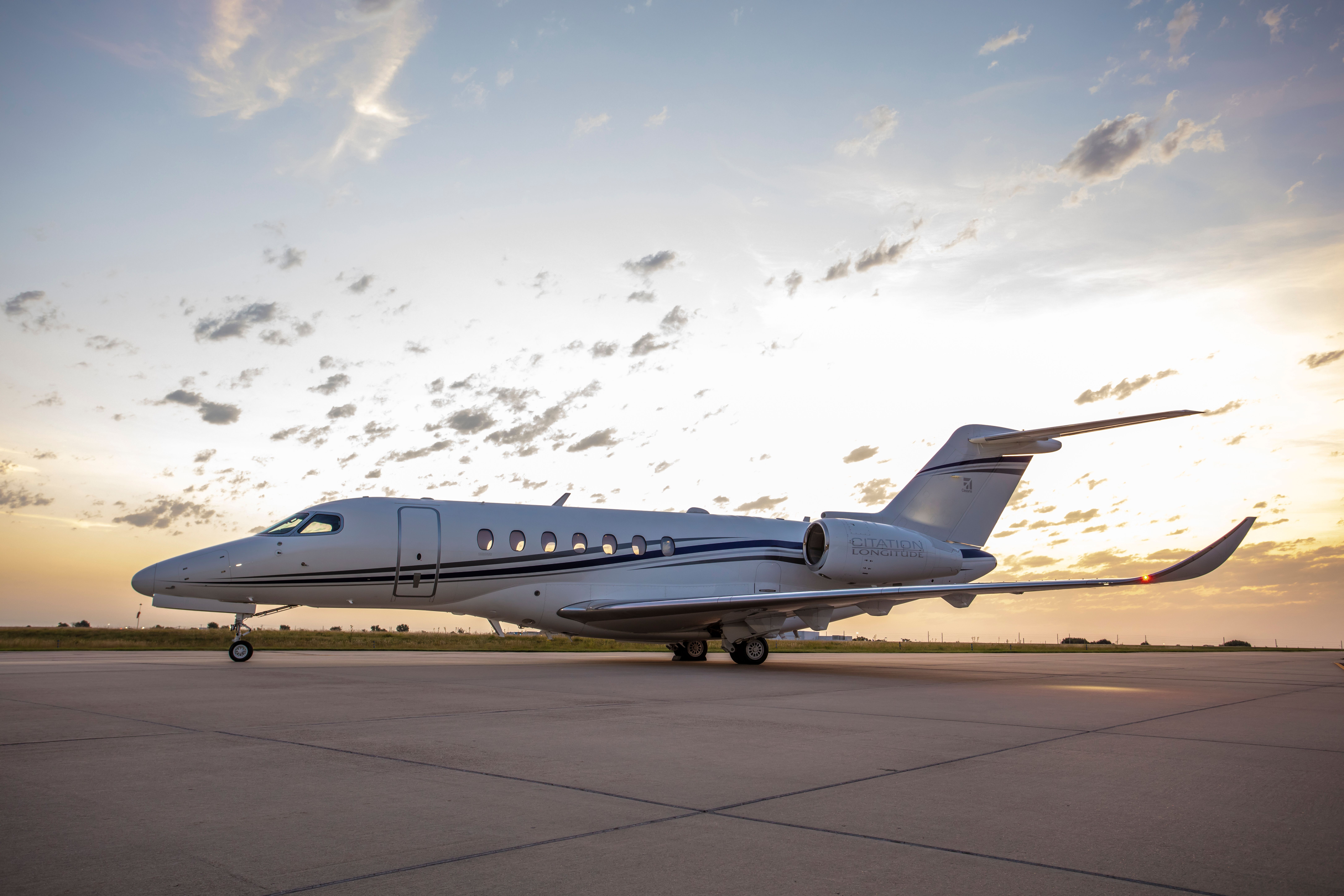 Cessna Citation Longitude on the tarmac
