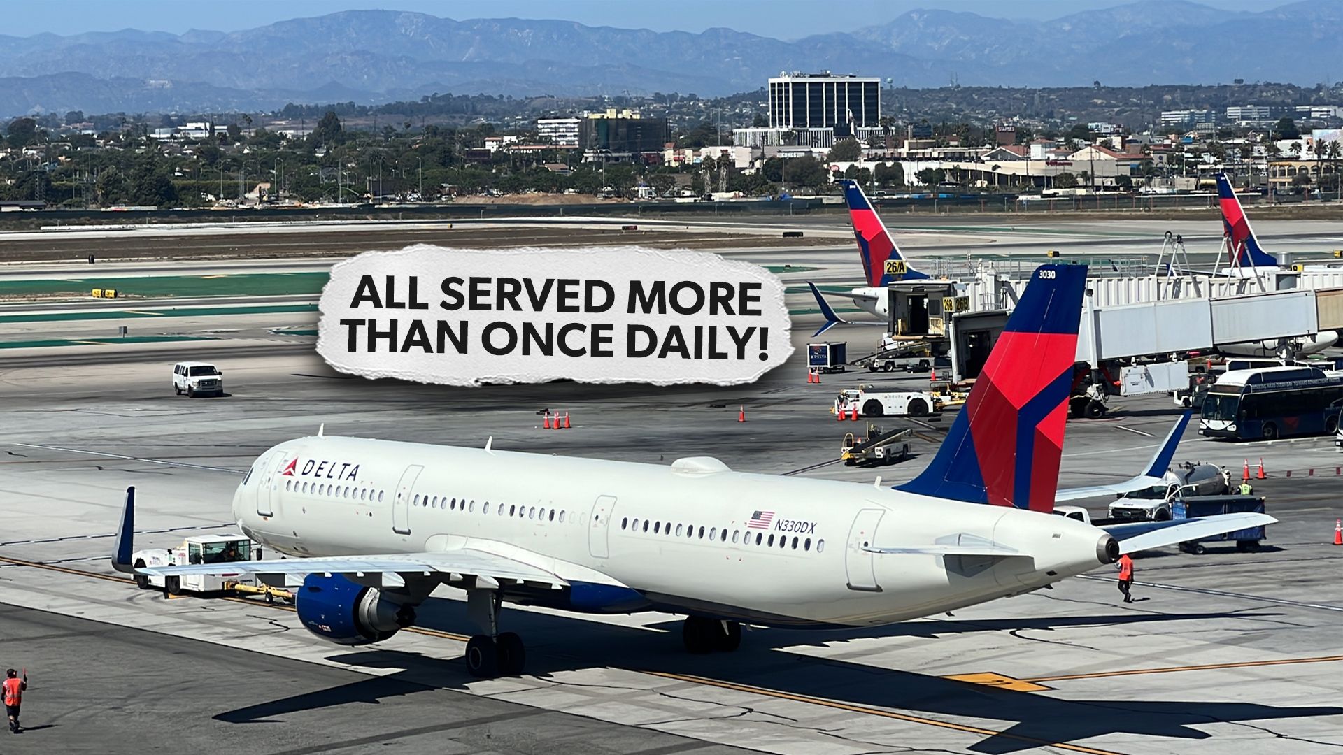 Delta Air Lines' Most Popular Non-Hub Domestic Routes From Los Angeles