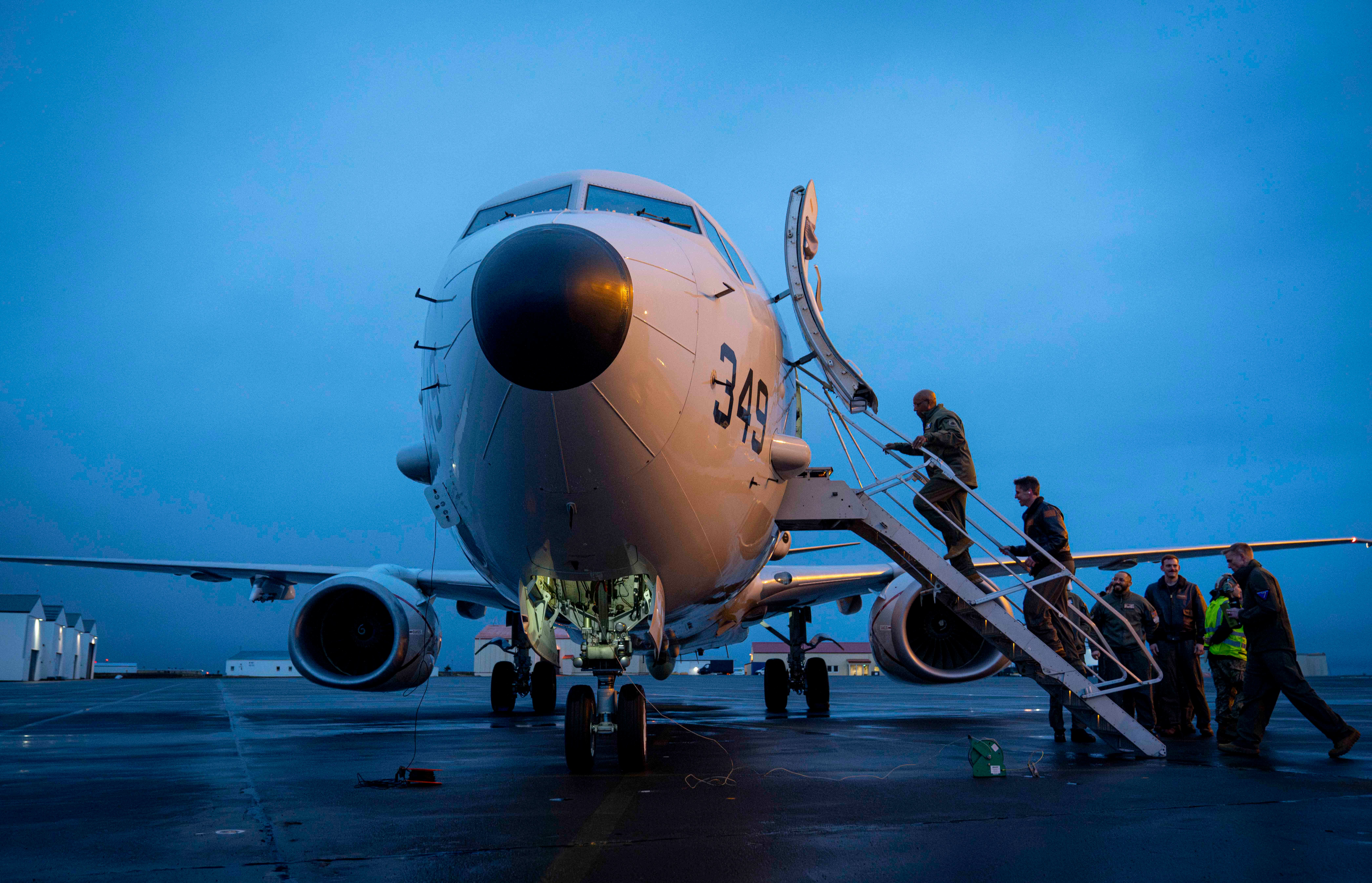 Gen. CQ Brown, Jr., Chairman of the Joint Chiefs of Staff, participates in a P-8 Anti-Submarine Warfare simulation, off the coast of Iceland, October 10, 2024. 