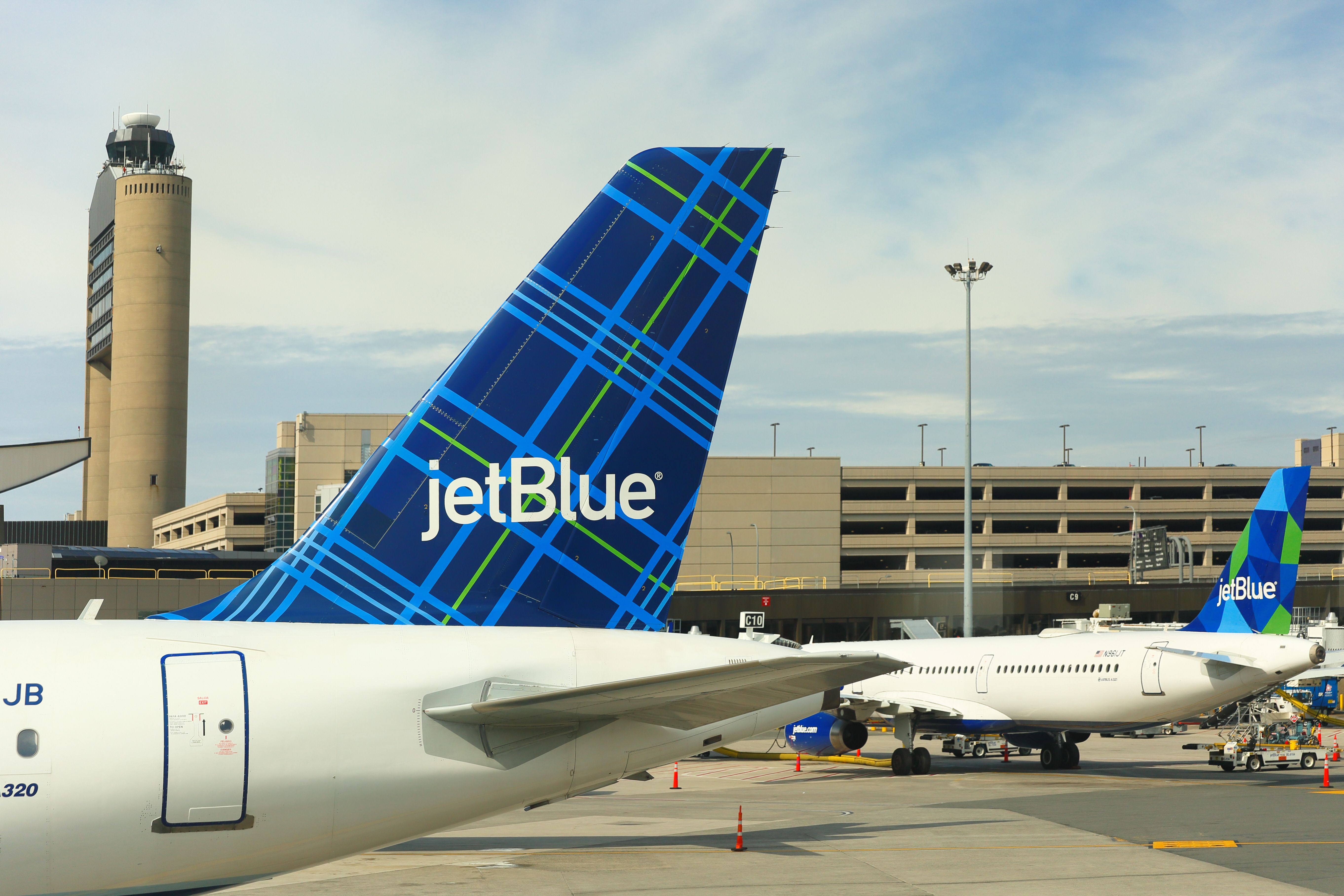 JetBlue aircraft at BOS