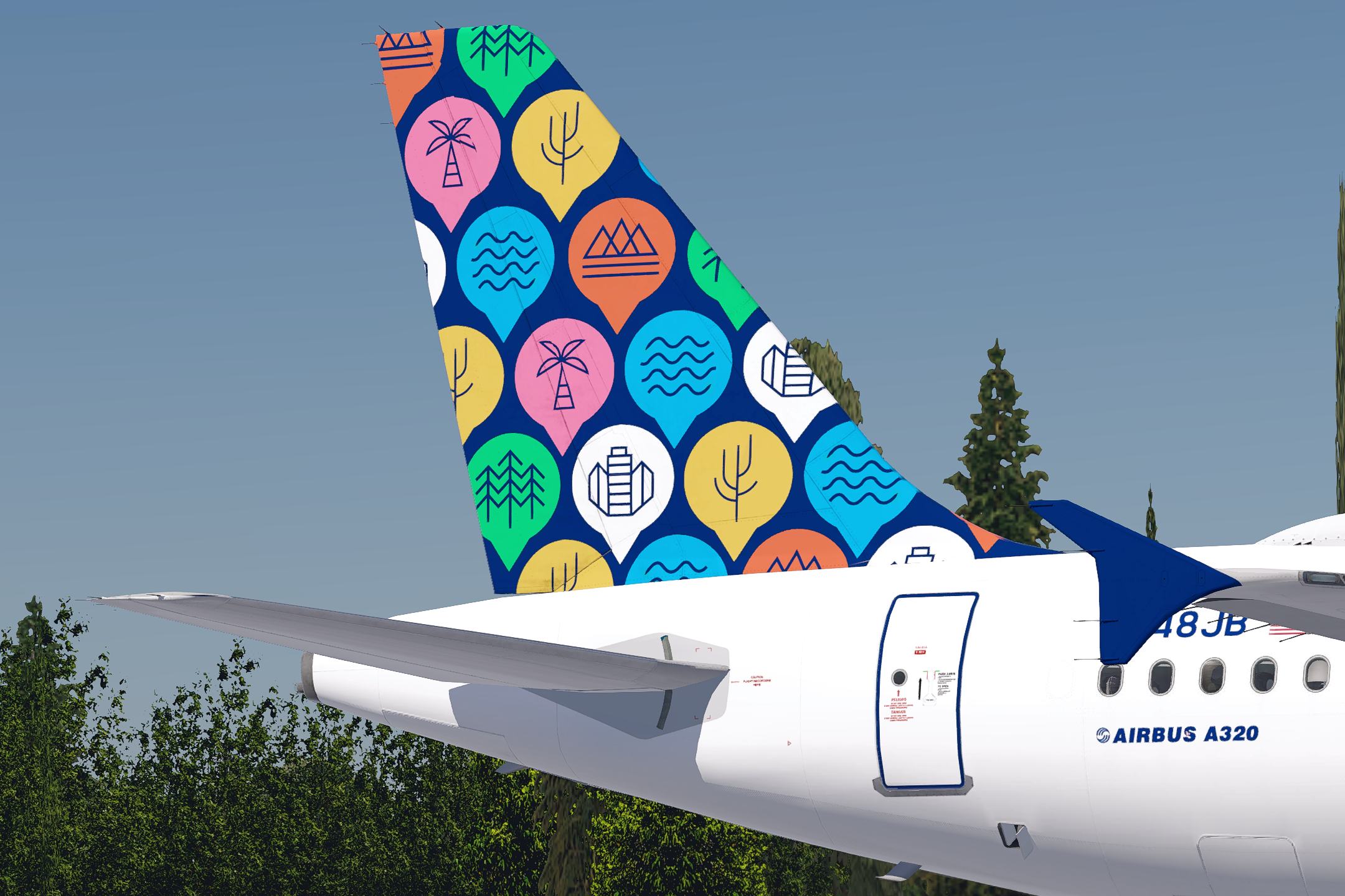 jetblue vacations tail