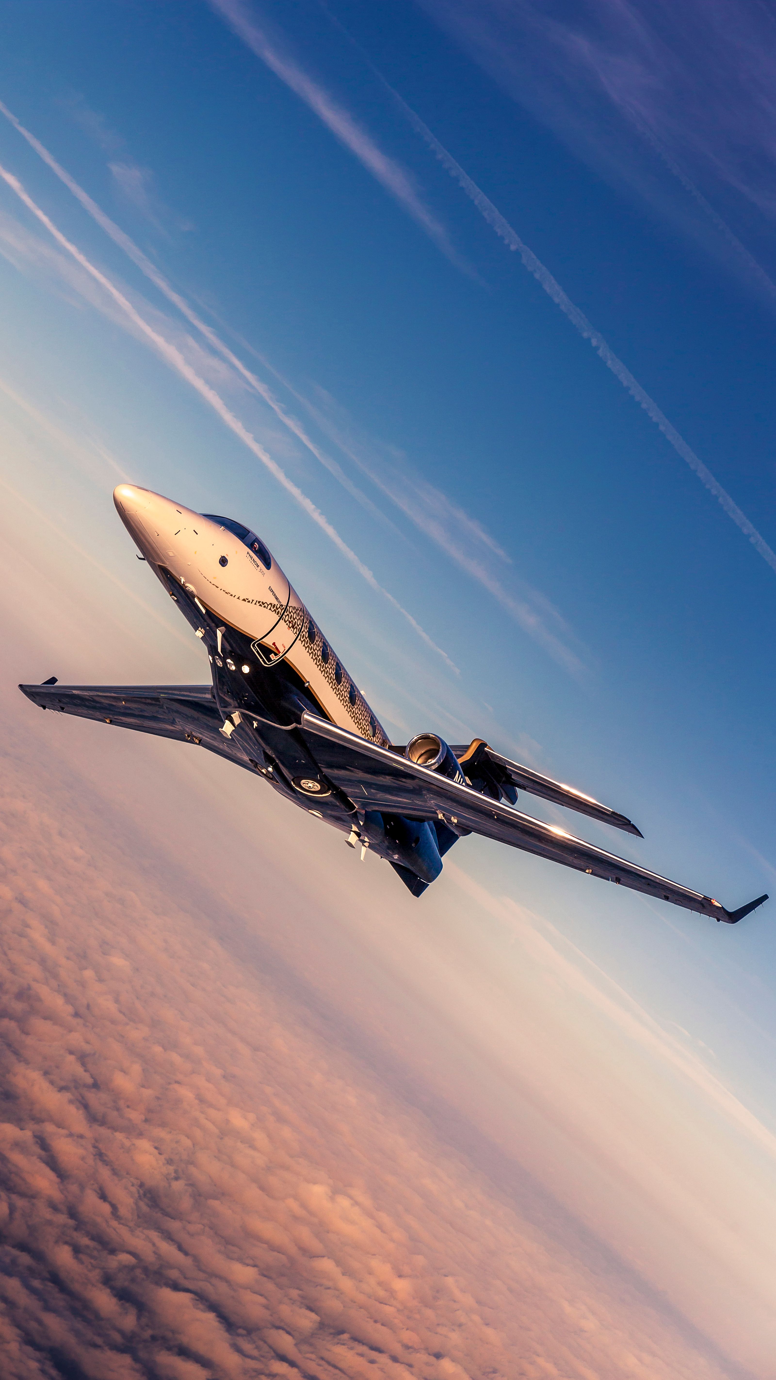Joe Howley, founder and President of Patient Airlift Services (PALS), flies an Phenom 300E east of Flordia’s Melbourne International Airport, home of Embraer’s Executive Jet division.