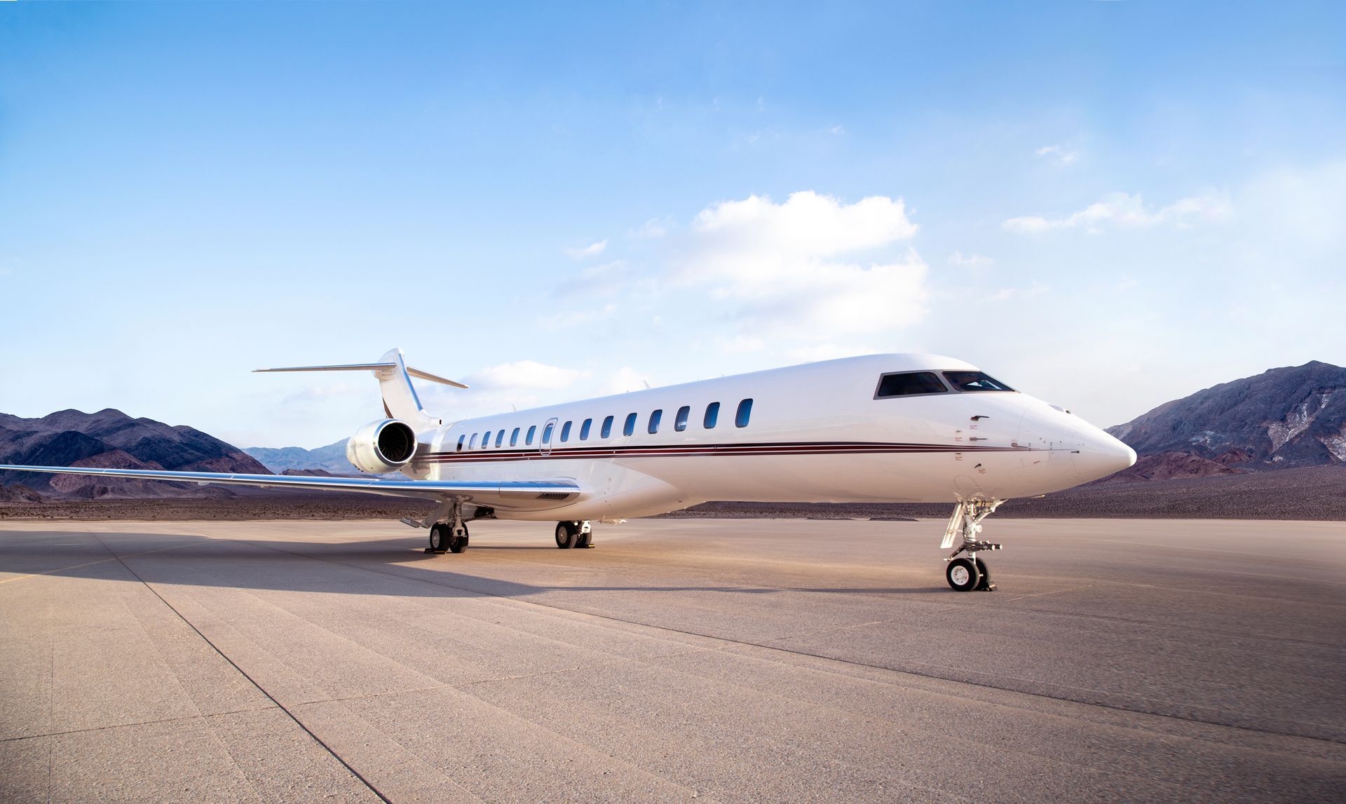 Netjet aircraft on the tarmac