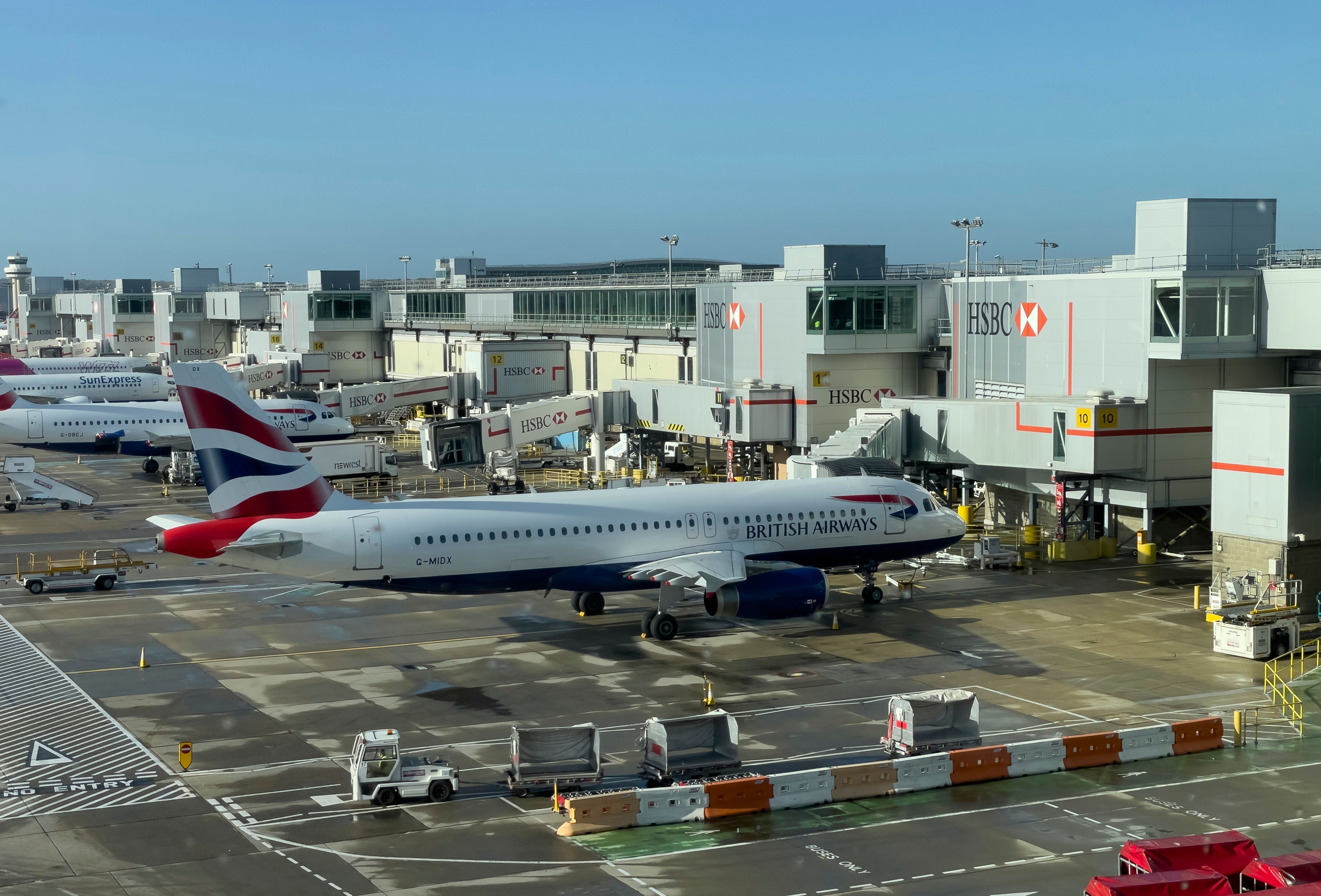 Ba A320s in Gatwick