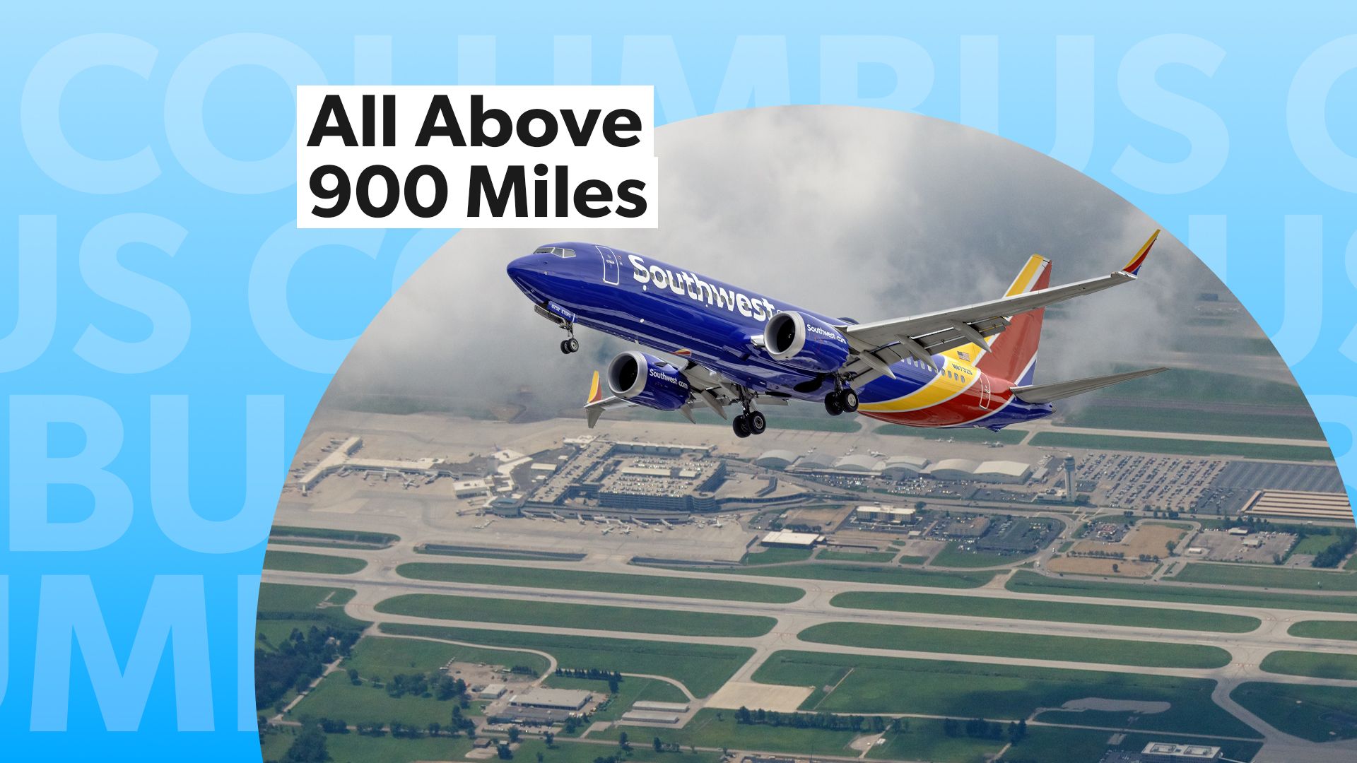 Southwest Airlines' 10 Longest Routes From Columbus