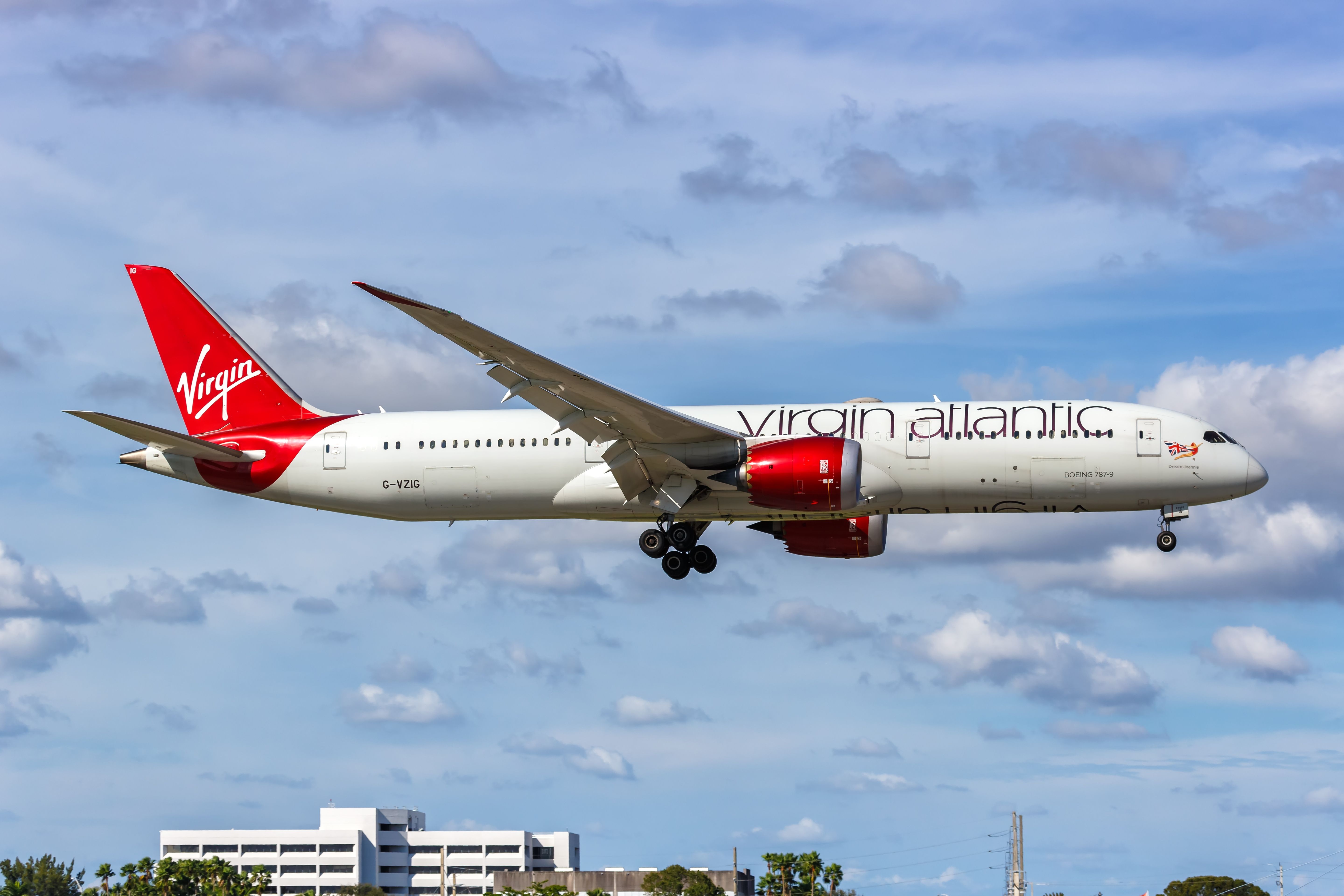 Virgin Atlantic Boeing 787-9 in Mia Shockstock_2246142097