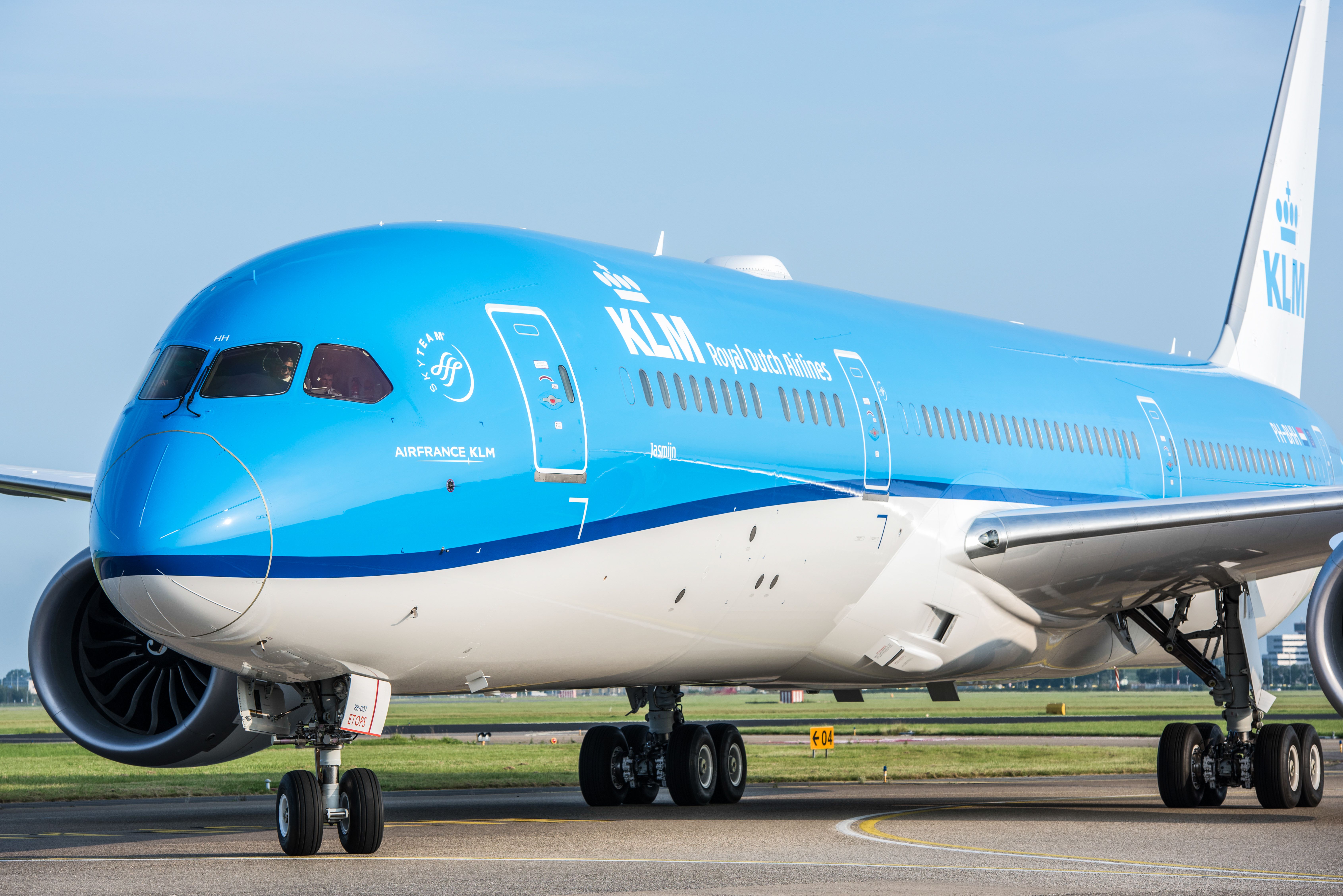 KLM Boeing 787-9 تاکسی