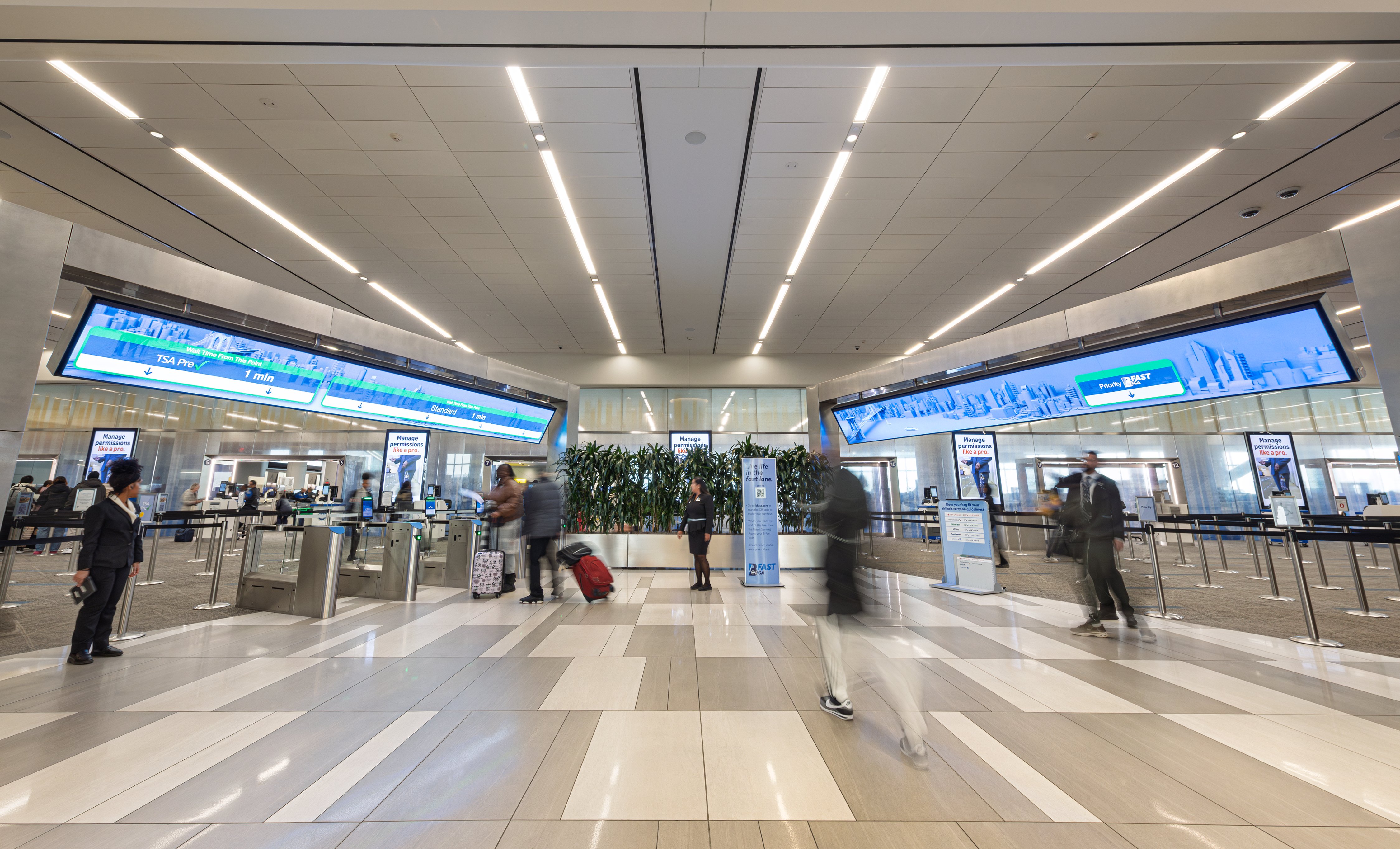 The new terminal at the new $8 billion redeveloped LaGuardia Airport.