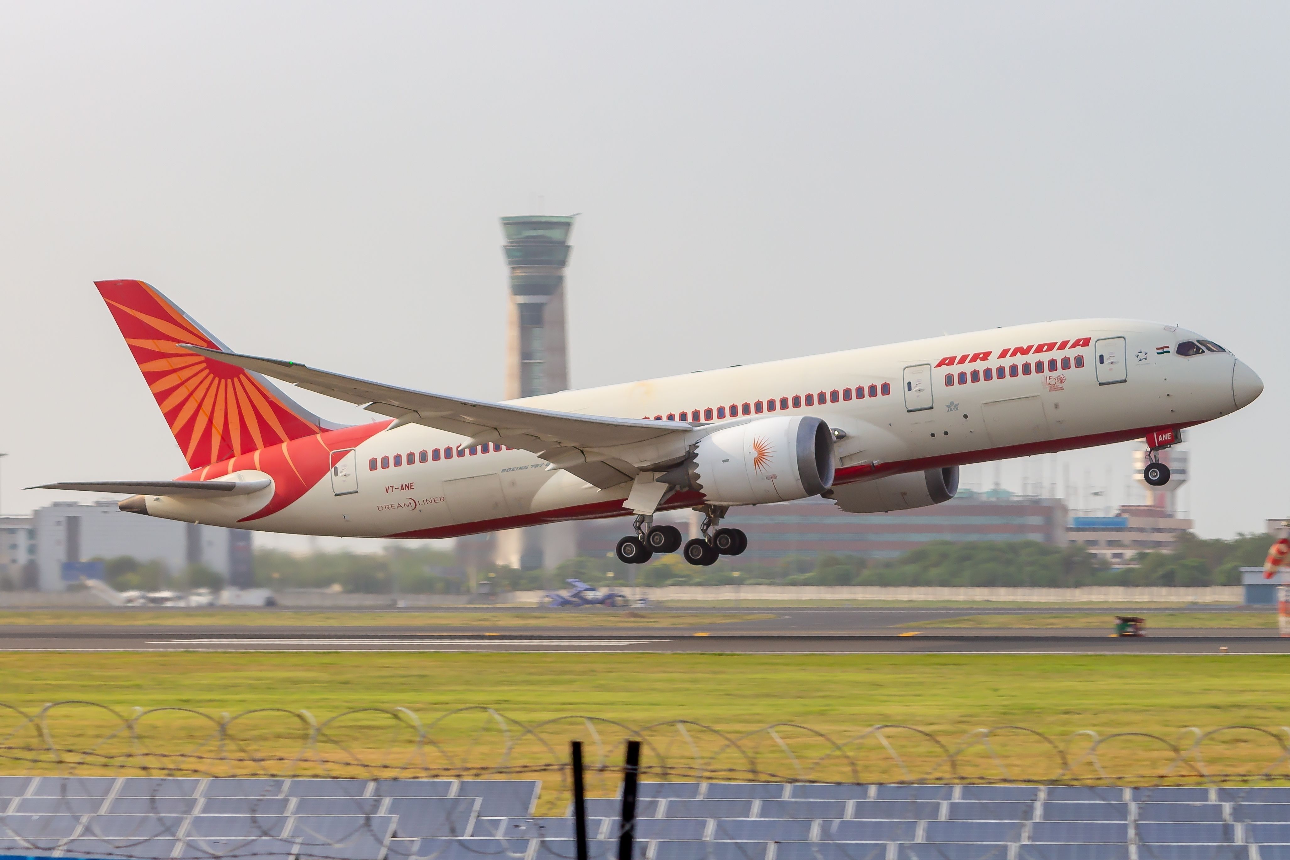 Air India Boeing 787-8 departing DEL shutterstock_2319310345-2
