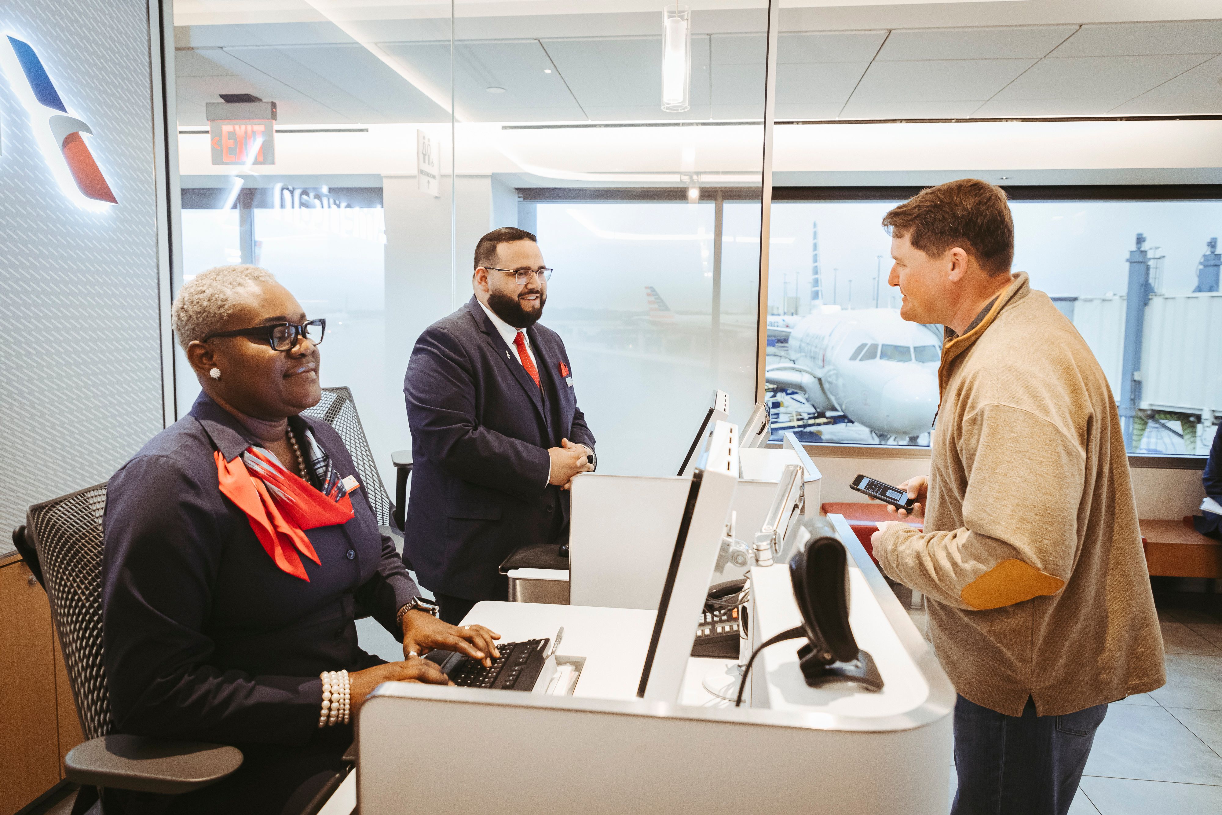 American Airlines premium guest services