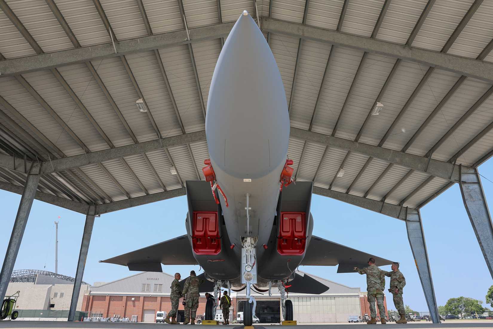 An F-15EX Eagle II from the Defense Contracting Management Agency Boeing St. Louis