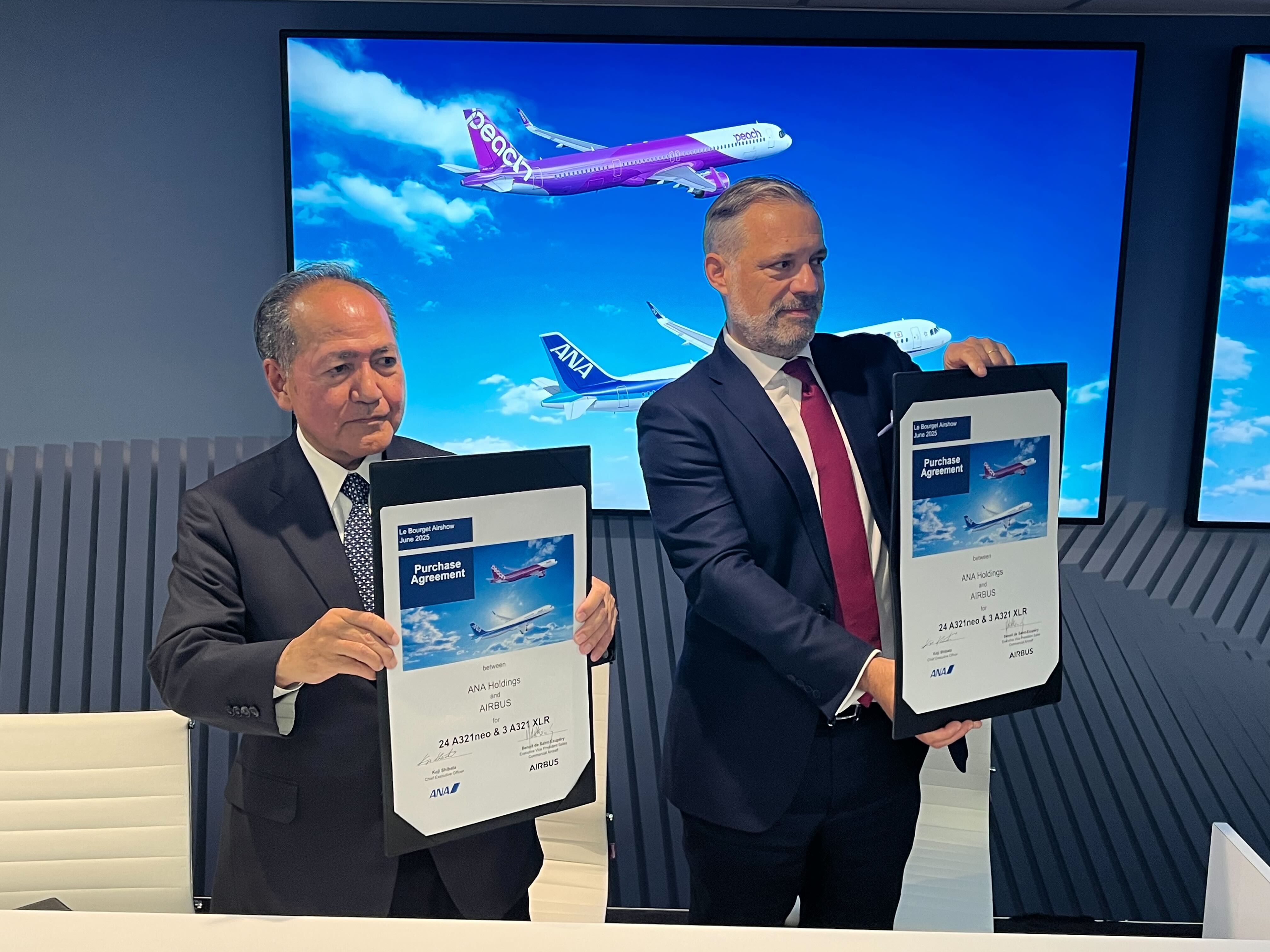 All Nippon Airways Orders 27 Airbus Aircraft Including 3