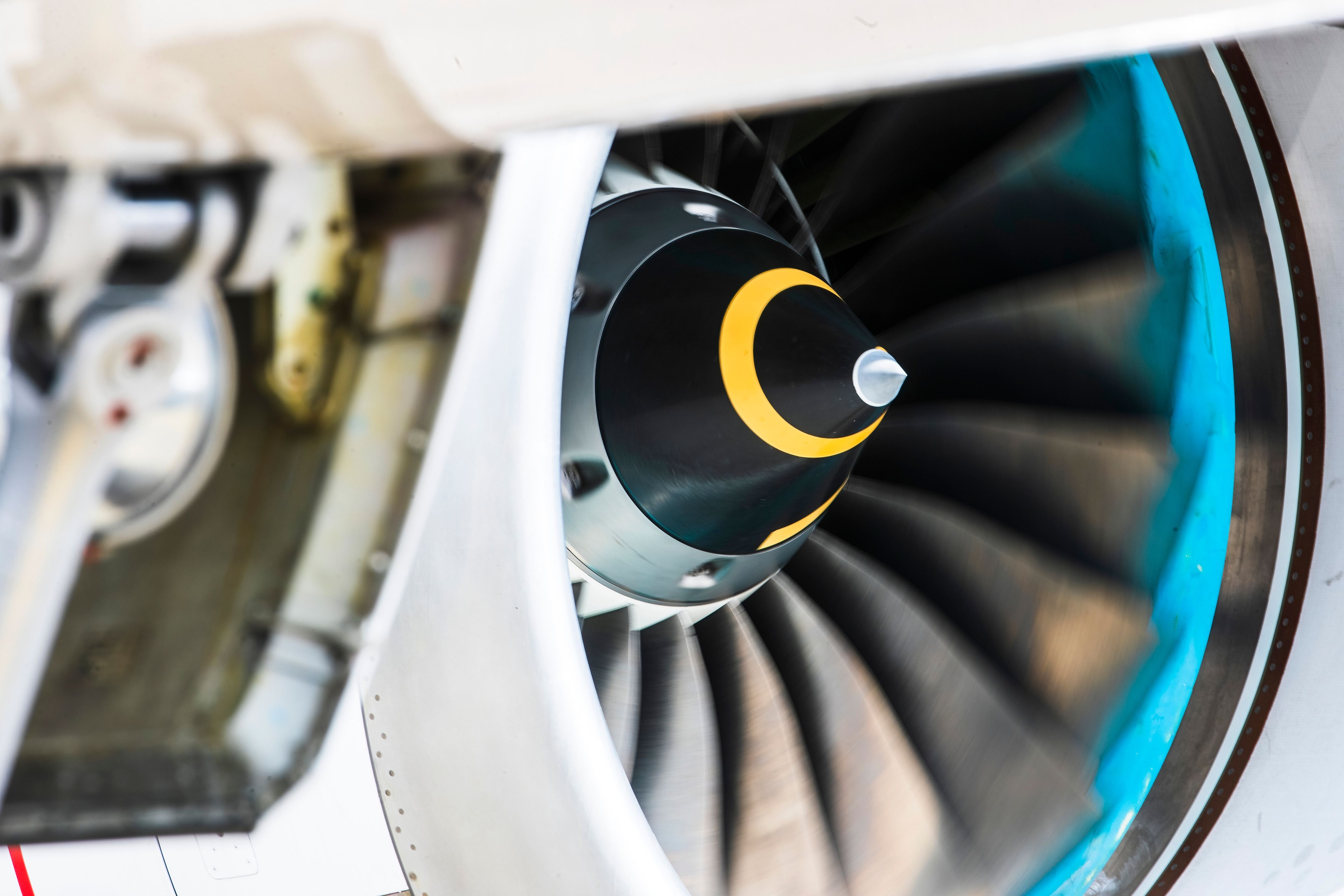 IAE V2500 engine close up 